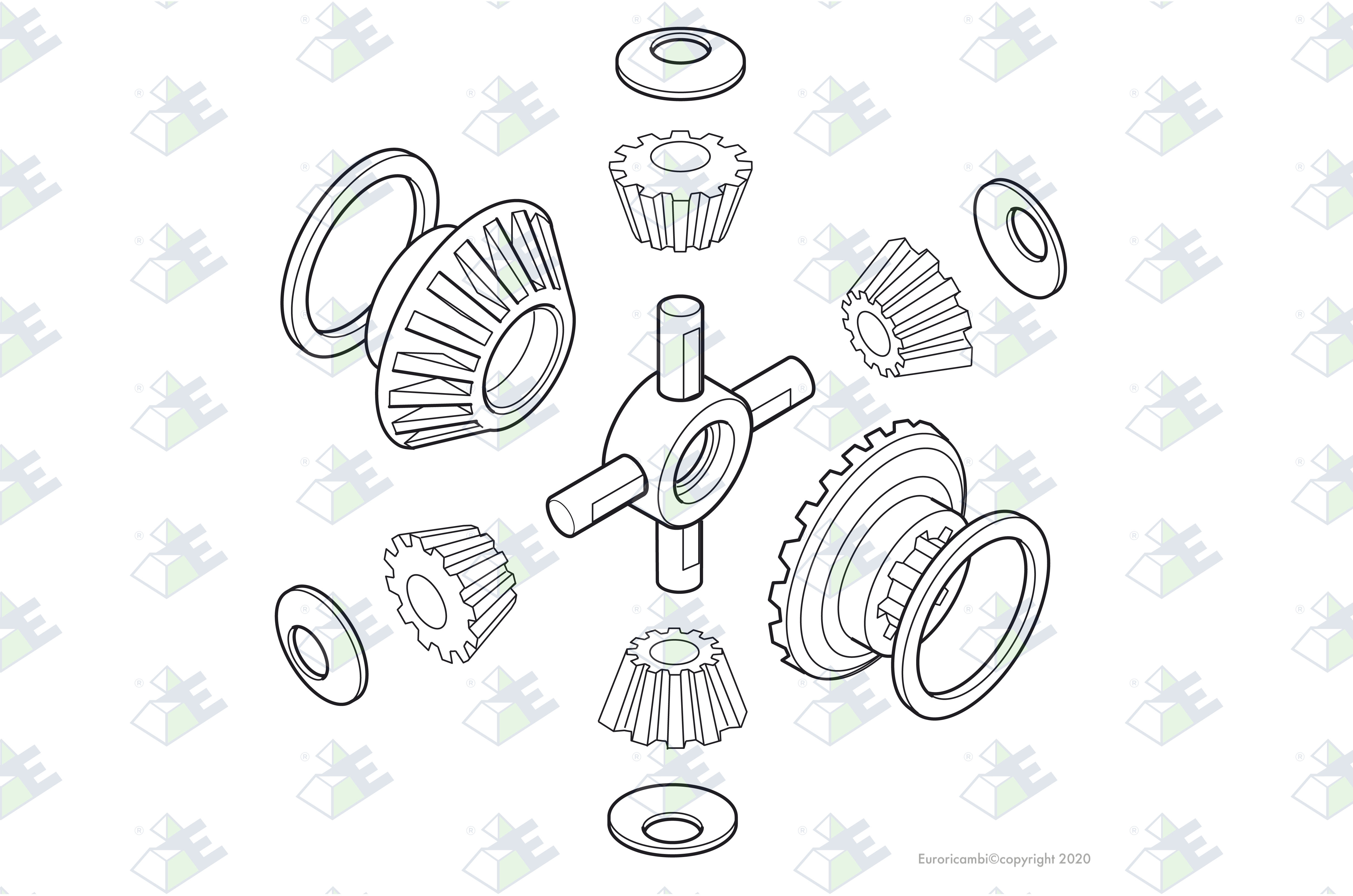 SATZ DIFFERENTIAL Passend zu DAF 18170087