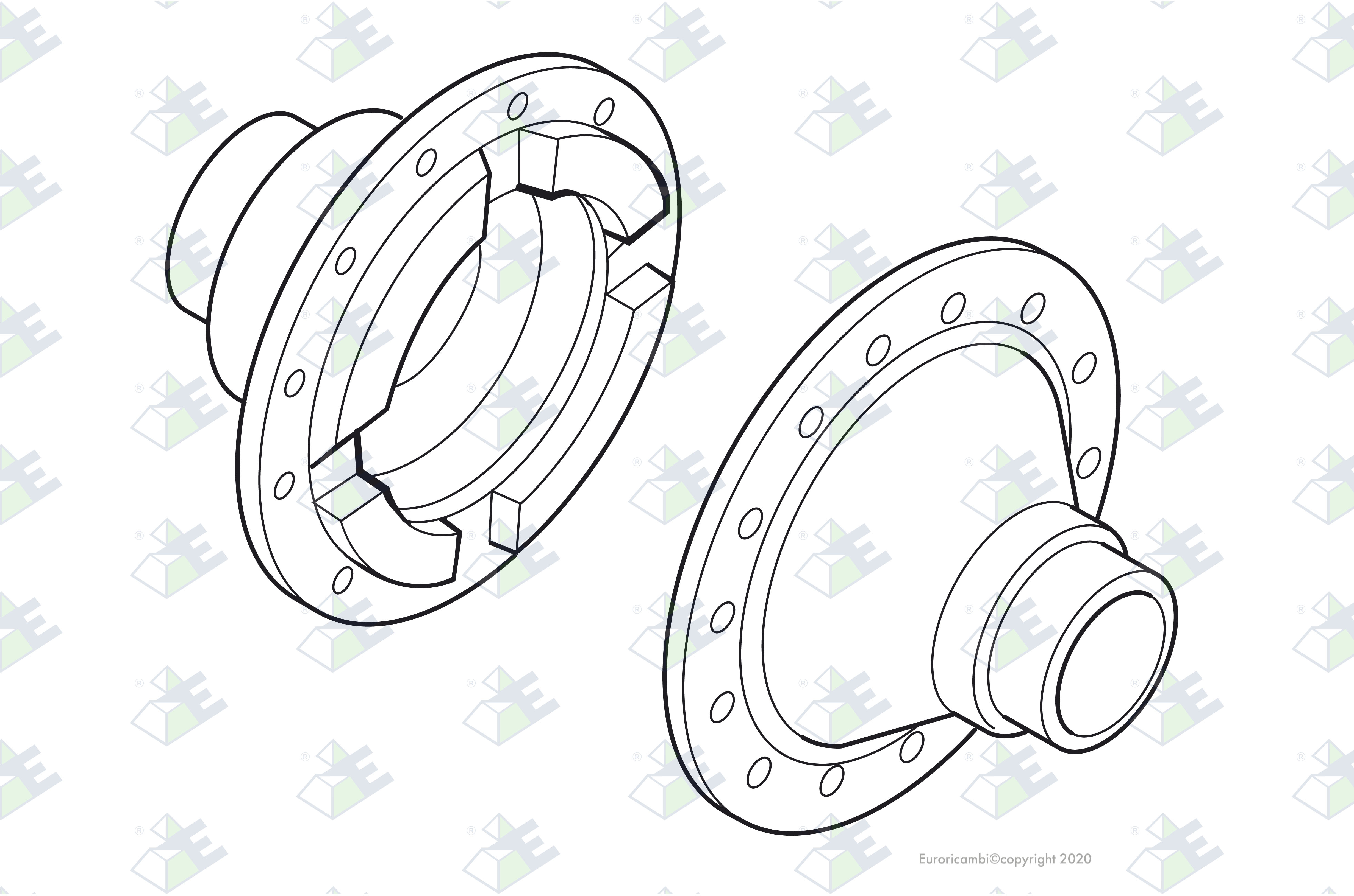 DIFF.-GEHAEUSE LEER Passend zu DAF 1400244