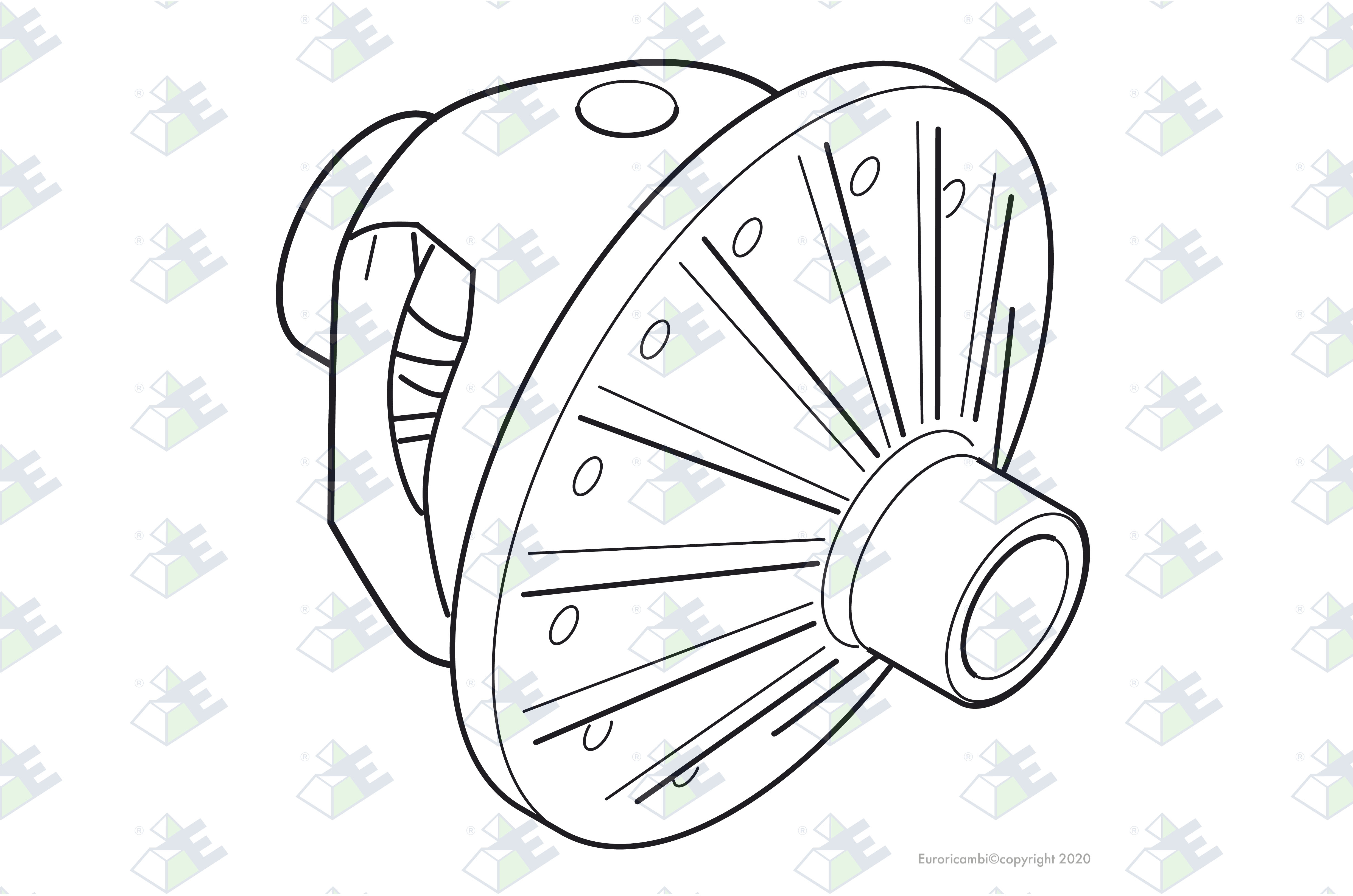 DIFF.-GEHAEUSE KOMPLETT Passend zu DAF 1702095