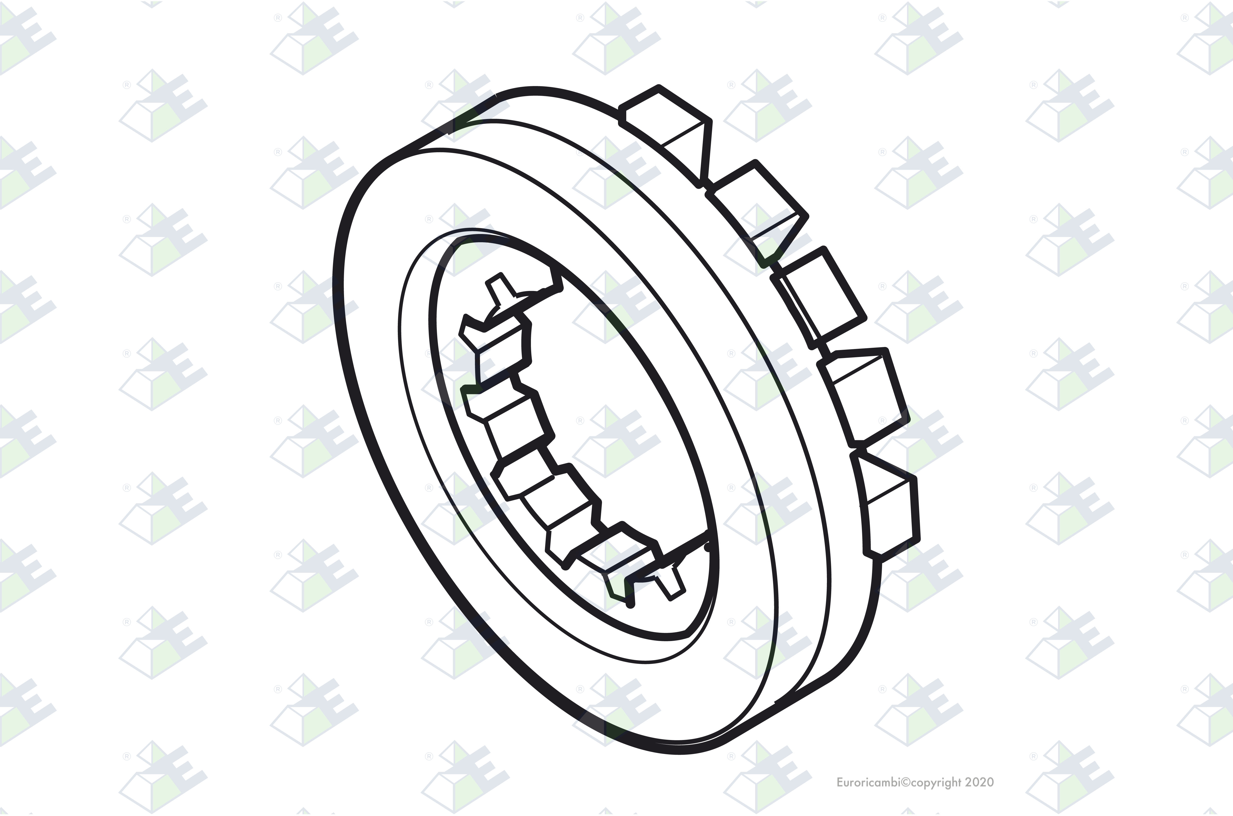 METALLRING Passend zu DANA - SPICER AXLES 74022