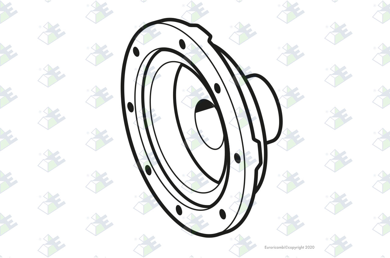 GEHAEUSEHAELFTE DIFF. Passend zu DANA - SPICER AXLES 27859