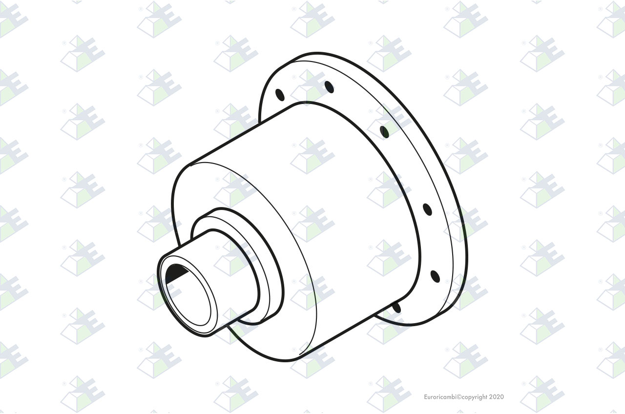 GEHAEUSEHAELFTE DIFF. Passend zu DANA - SPICER AXLES 27860