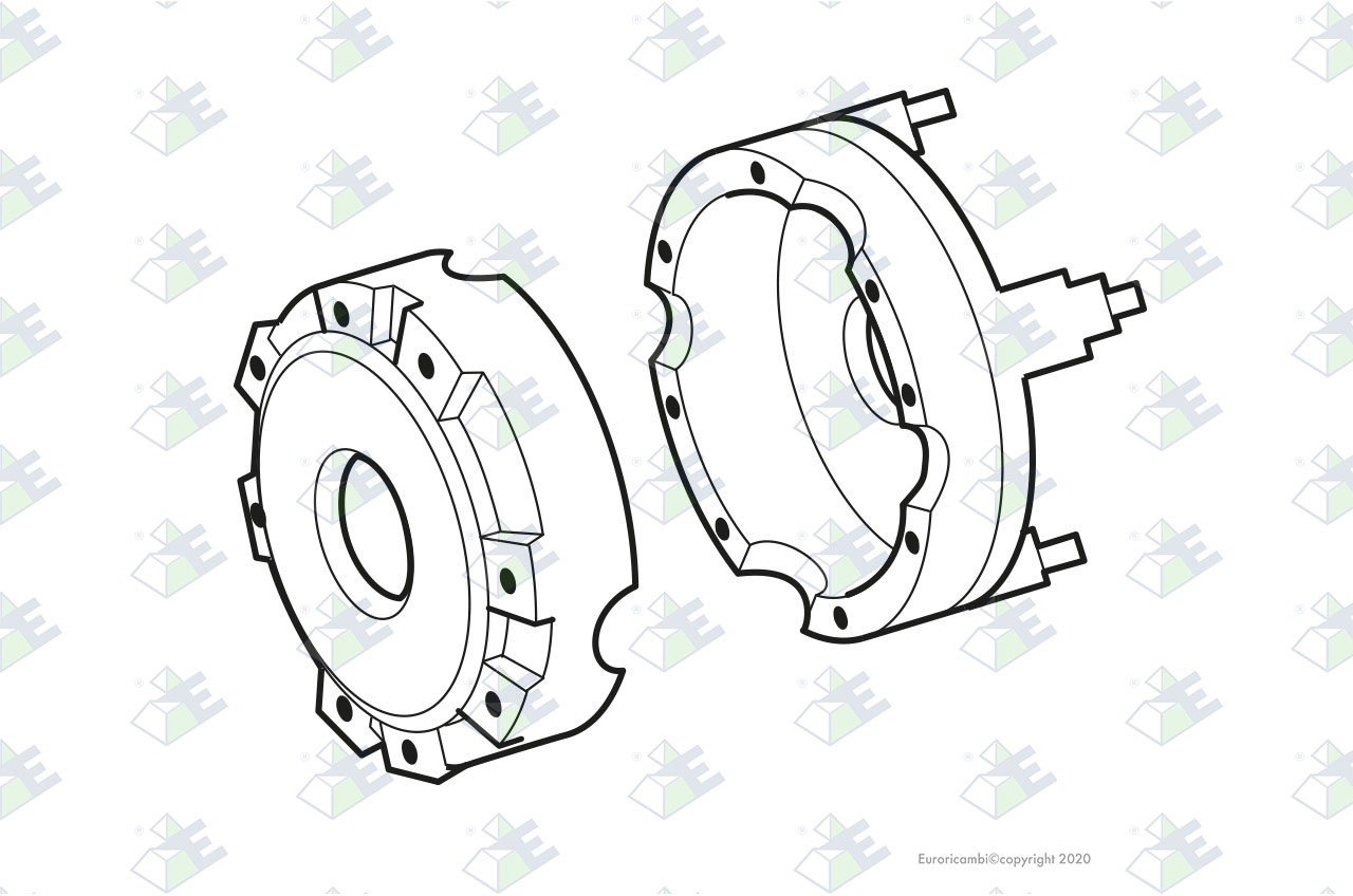 DIFF.-GEHAEUSE LEER Passend zu DANA - SPICER AXLES 51559