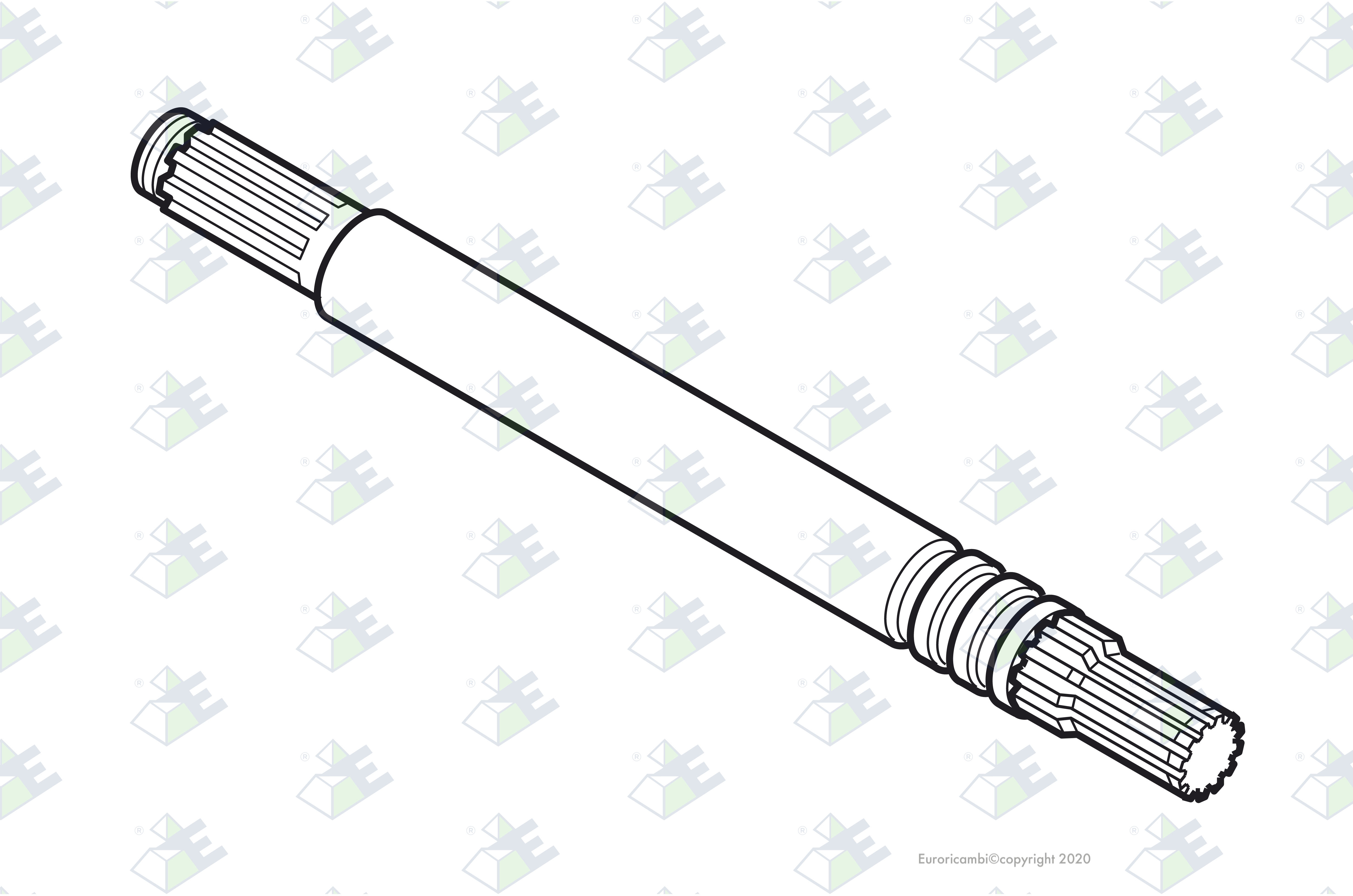 KOMPL. AUSTRITTSWELLE Passend zu DANA - SPICER AXLES 104456