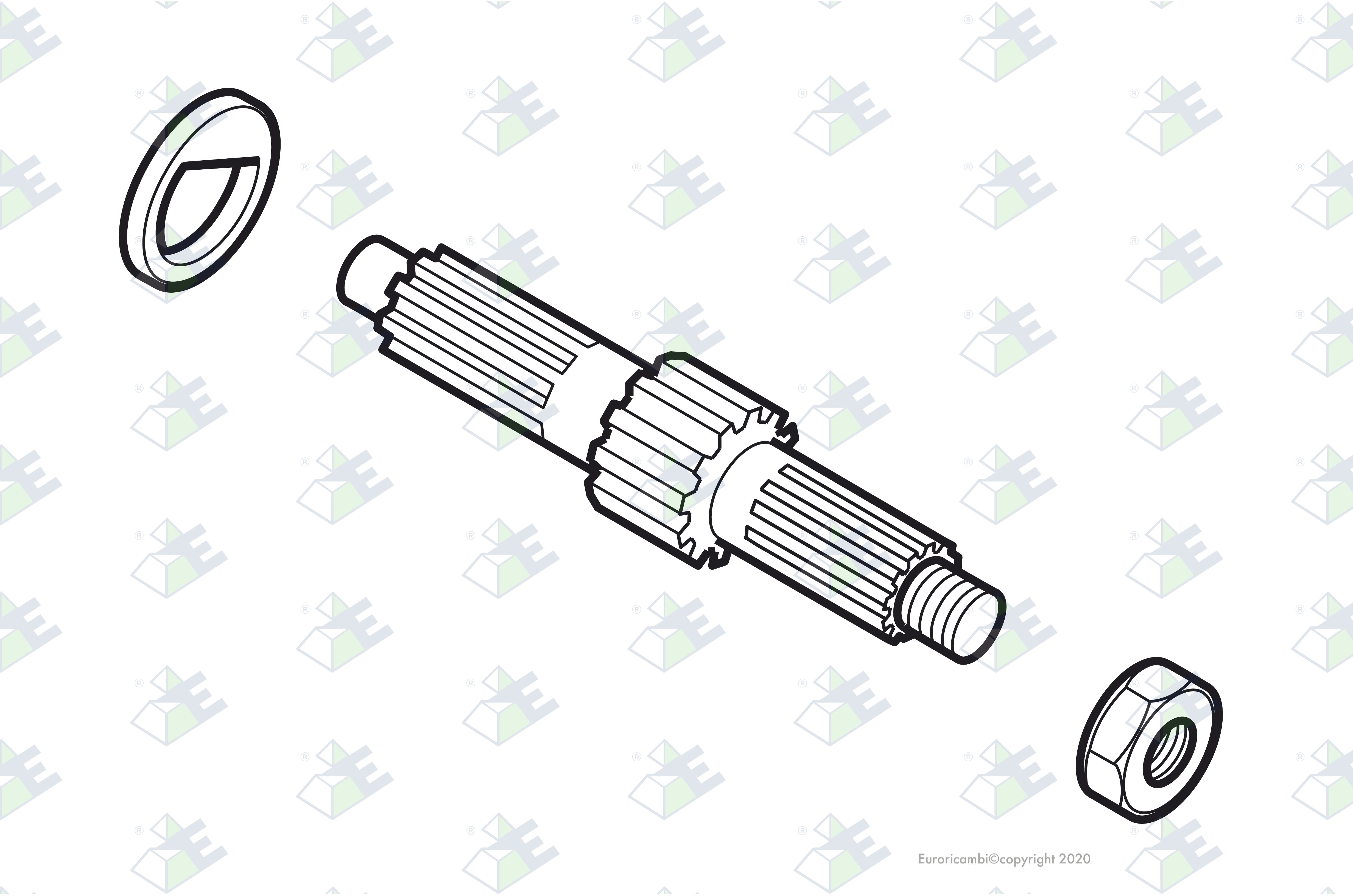 SATZ EINGANGSWELLE 16 SPL Passend zu DANA - SPICER AXLES 106709