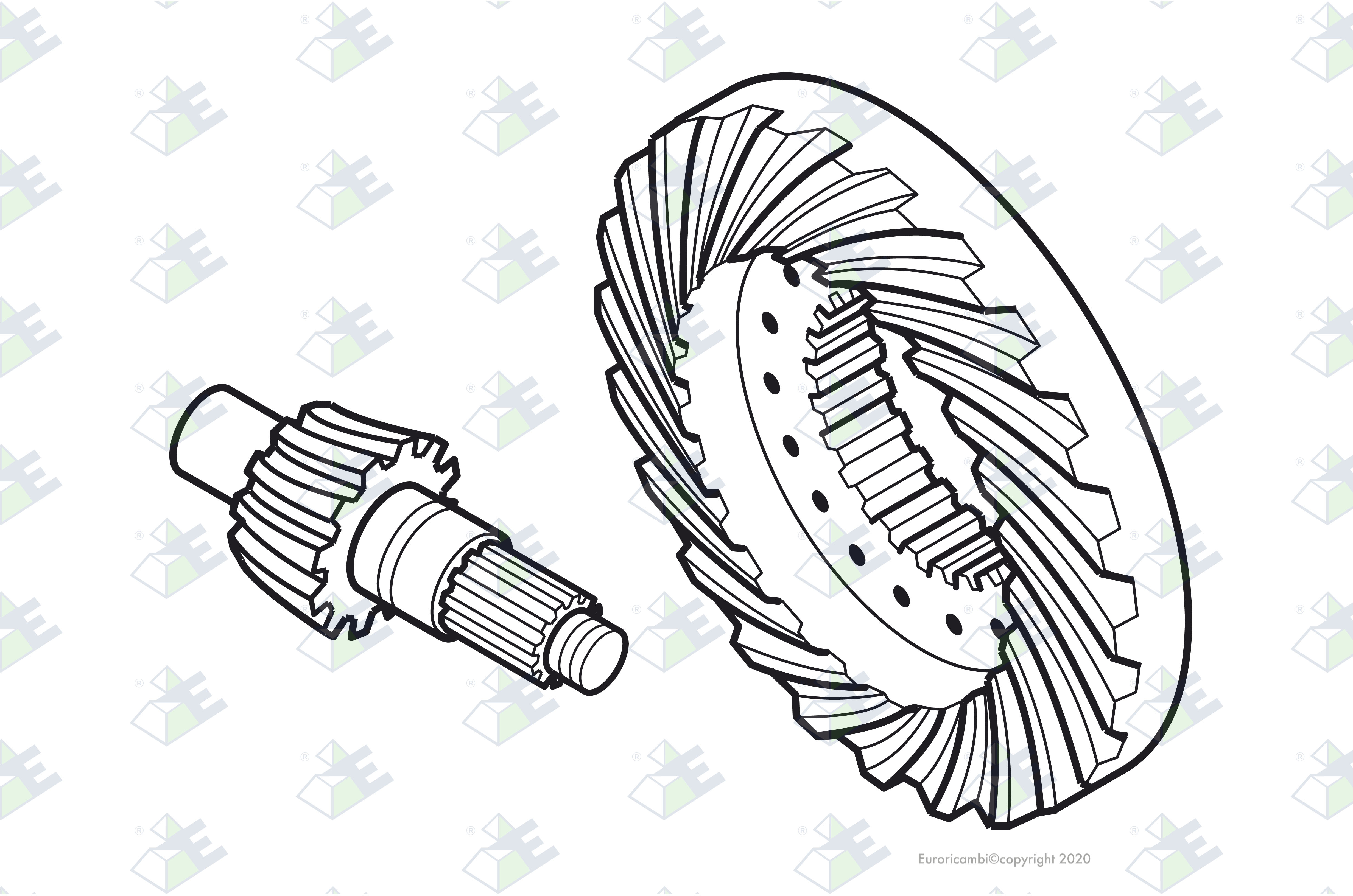 KEGELRADPAAR 37:9 Passend zu DANA - SPICER AXLES 96834