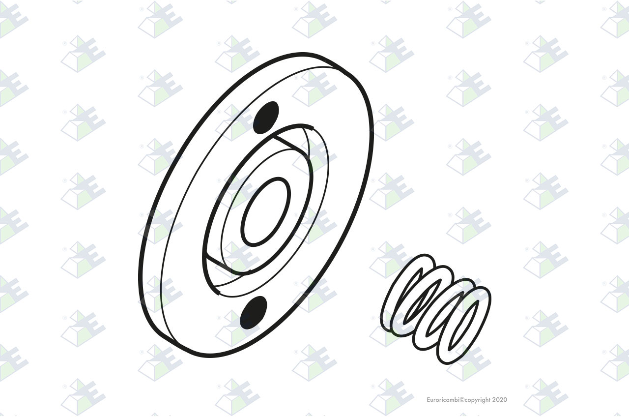 DECKEL Passend zu DANA - SPICER AXLES 119855