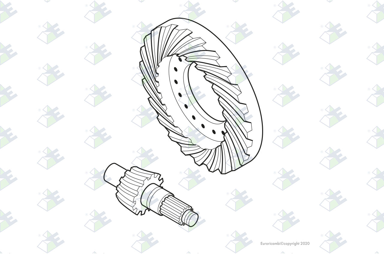 KEGELRADPAAR 39:10 Passend zu DANA - SPICER AXLES 99749