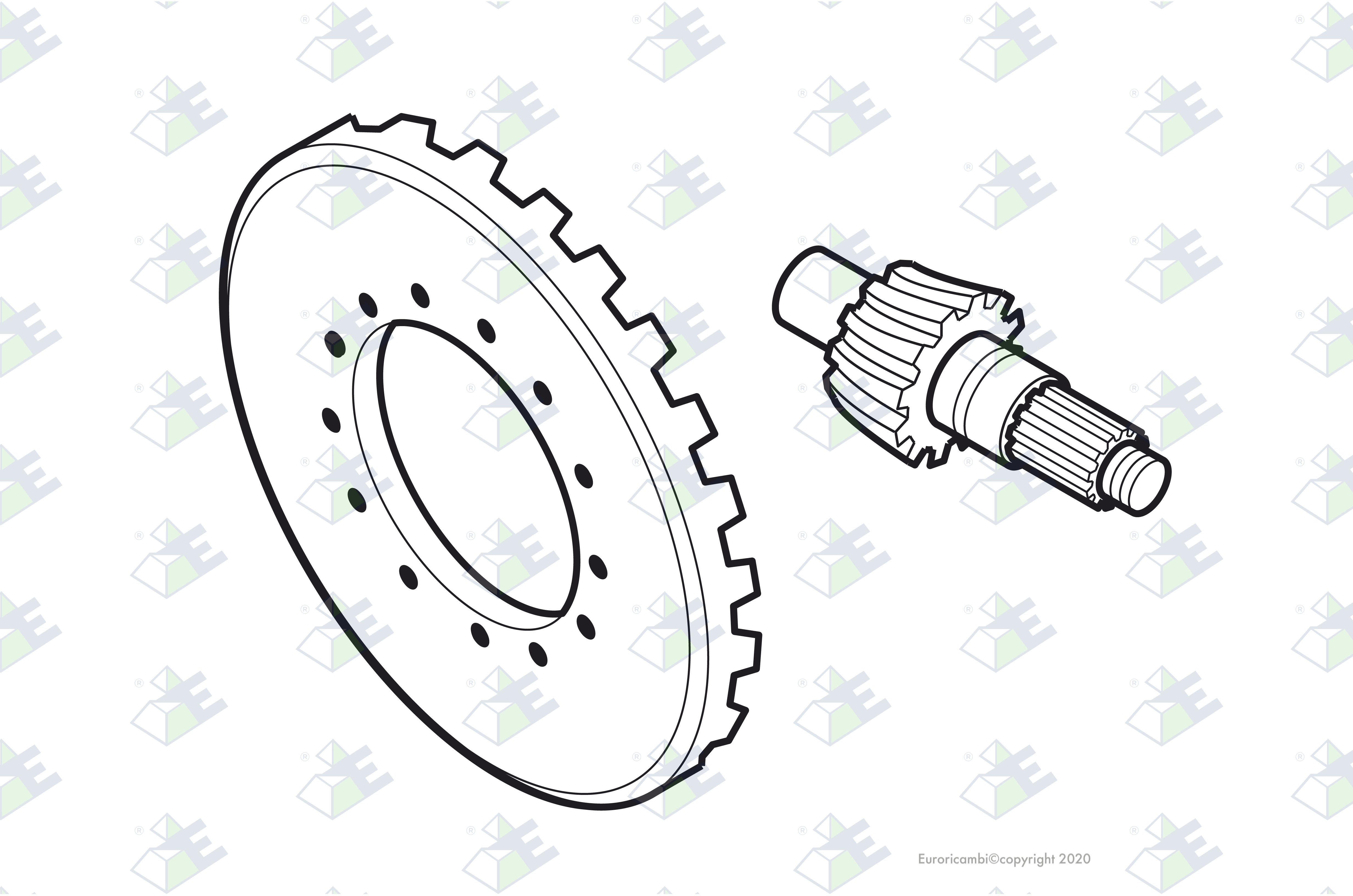 KEGELRADPAAR 39:10 Passend zu DANA - SPICER AXLES 217983