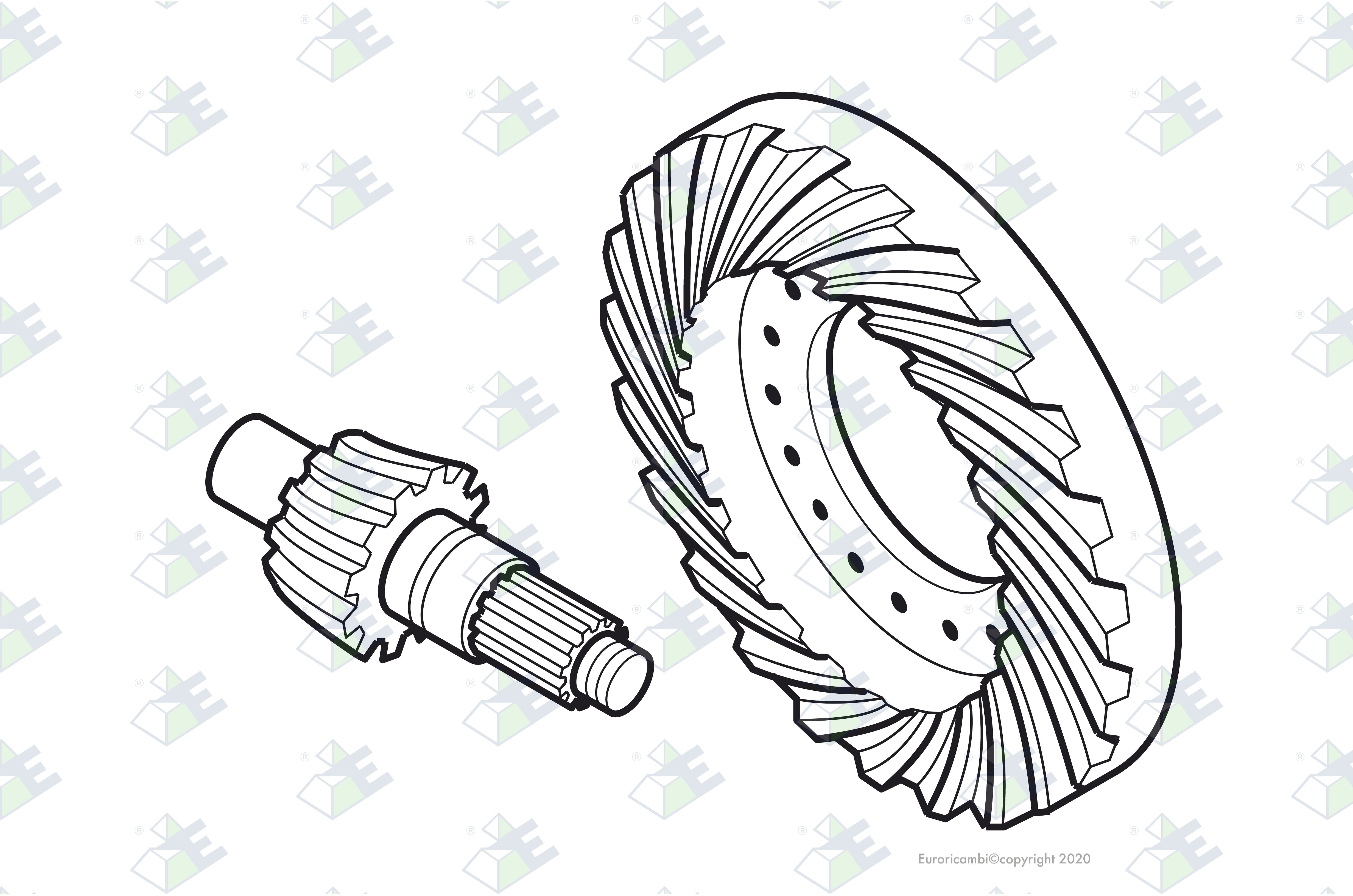 KEGELRADPAAR 37:9 Passend zu DANA - SPICER AXLES 218000