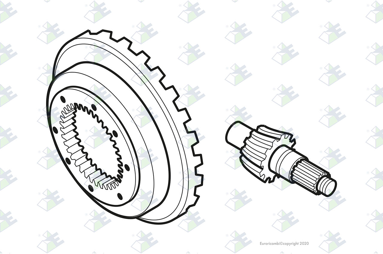 KEGELRADPAAR 37:7 Passend zu DANA - SPICER AXLES 104530