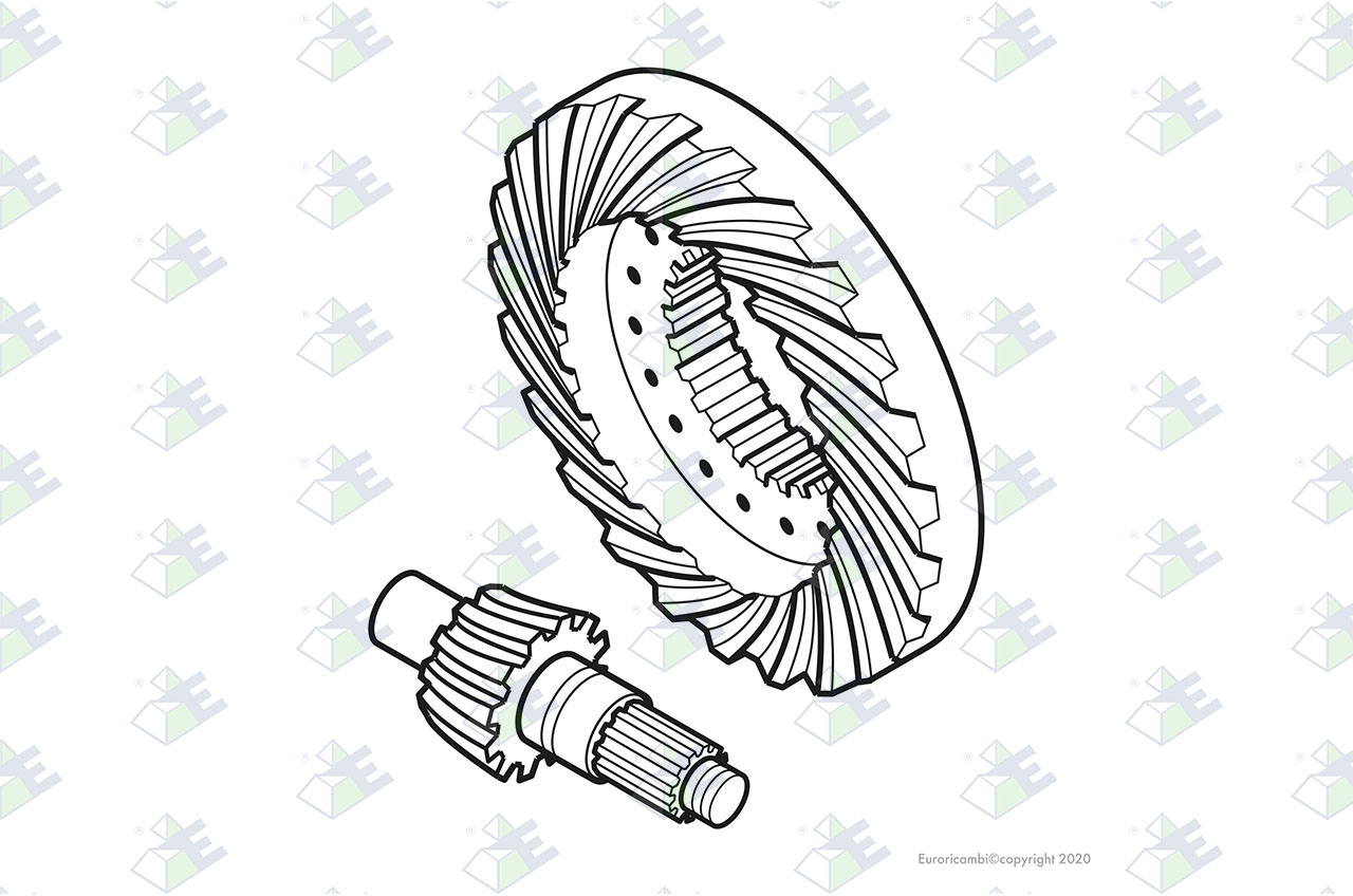 KEGELRADPAAR 39:6 Passend zu DANA - SPICER AXLES 99667