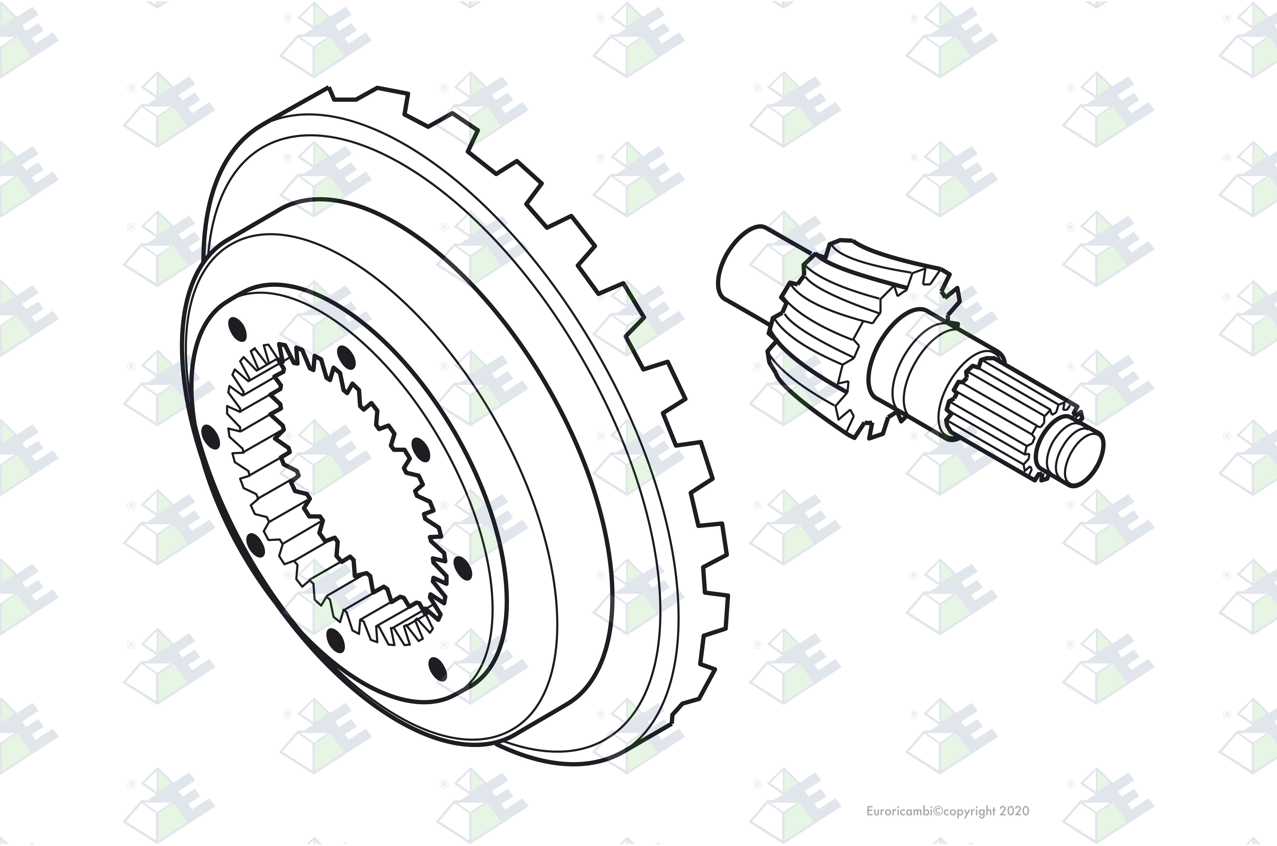 KEGELRADPAAR 37:9 Passend zu DANA - SPICER AXLES 95567