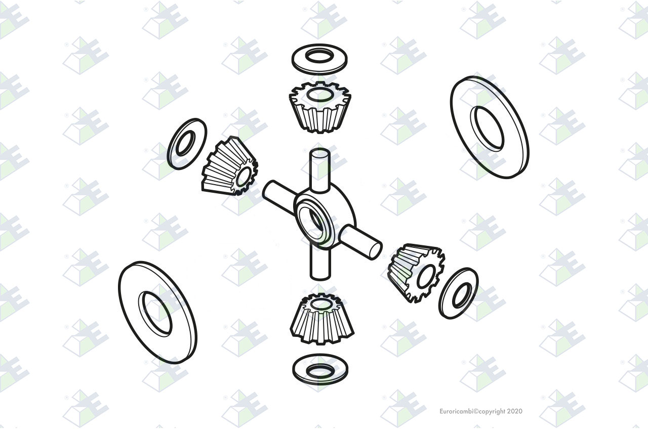 SATZ DIFFERENTIAL Passend zu DANA - SPICER AXLES 118751