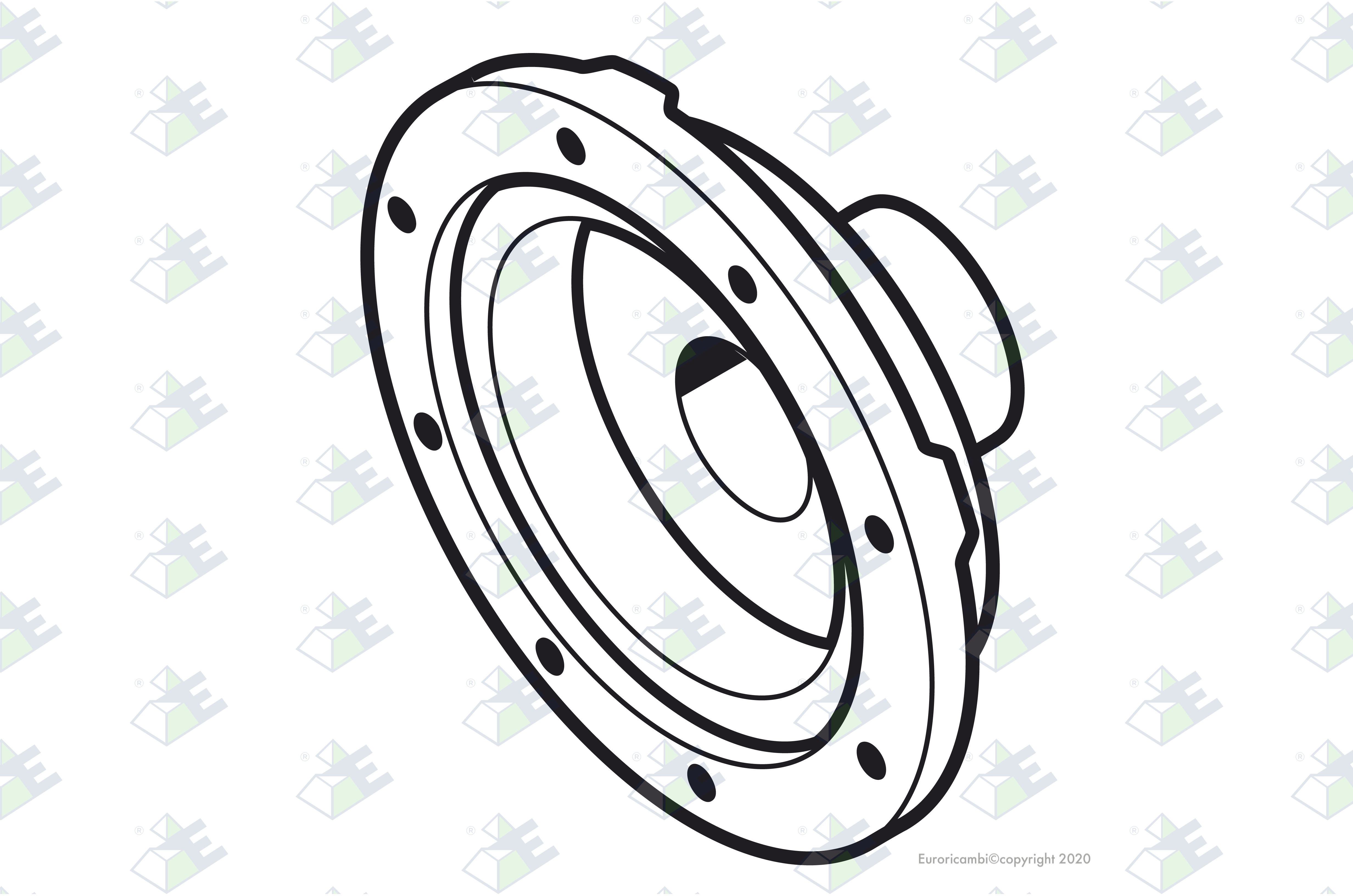 GEHAEUSEHAELFTE DIFF. Passend zu DANA - SPICER AXLES 126301