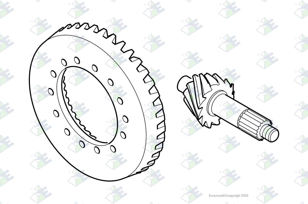 KEGELRADPAAR 37:12 Passend zu DANA - SPICER AXLES 211464