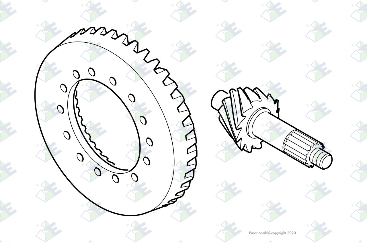 KEGELRADPAAR 39:8 Passend zu DANA - SPICER AXLES 211473