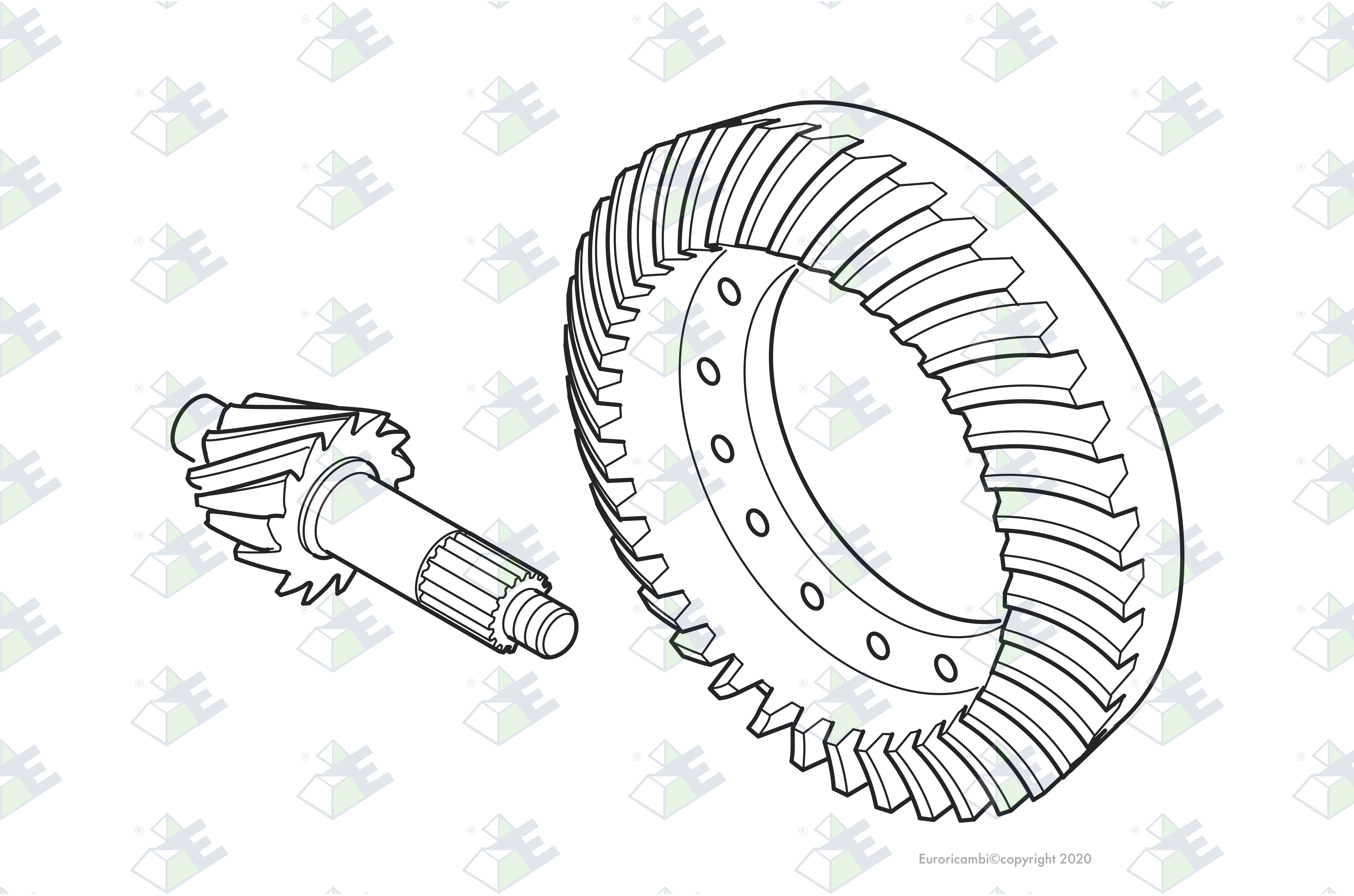 KEGELRADPAAR 39:9 Passend zu DANA - SPICER AXLES 211487