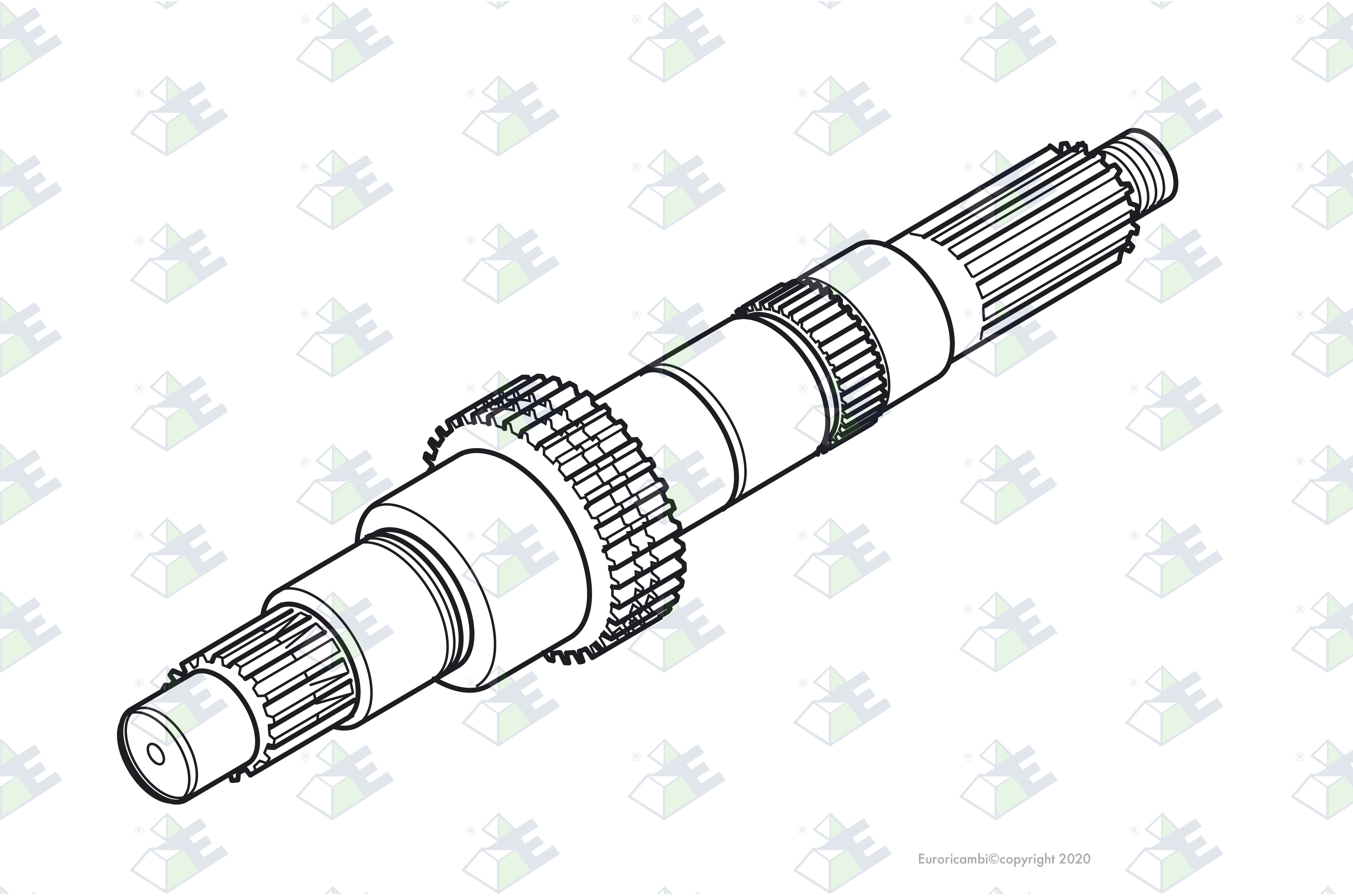 HAUPTWELLE Passend zu EATON - FULLER 23696