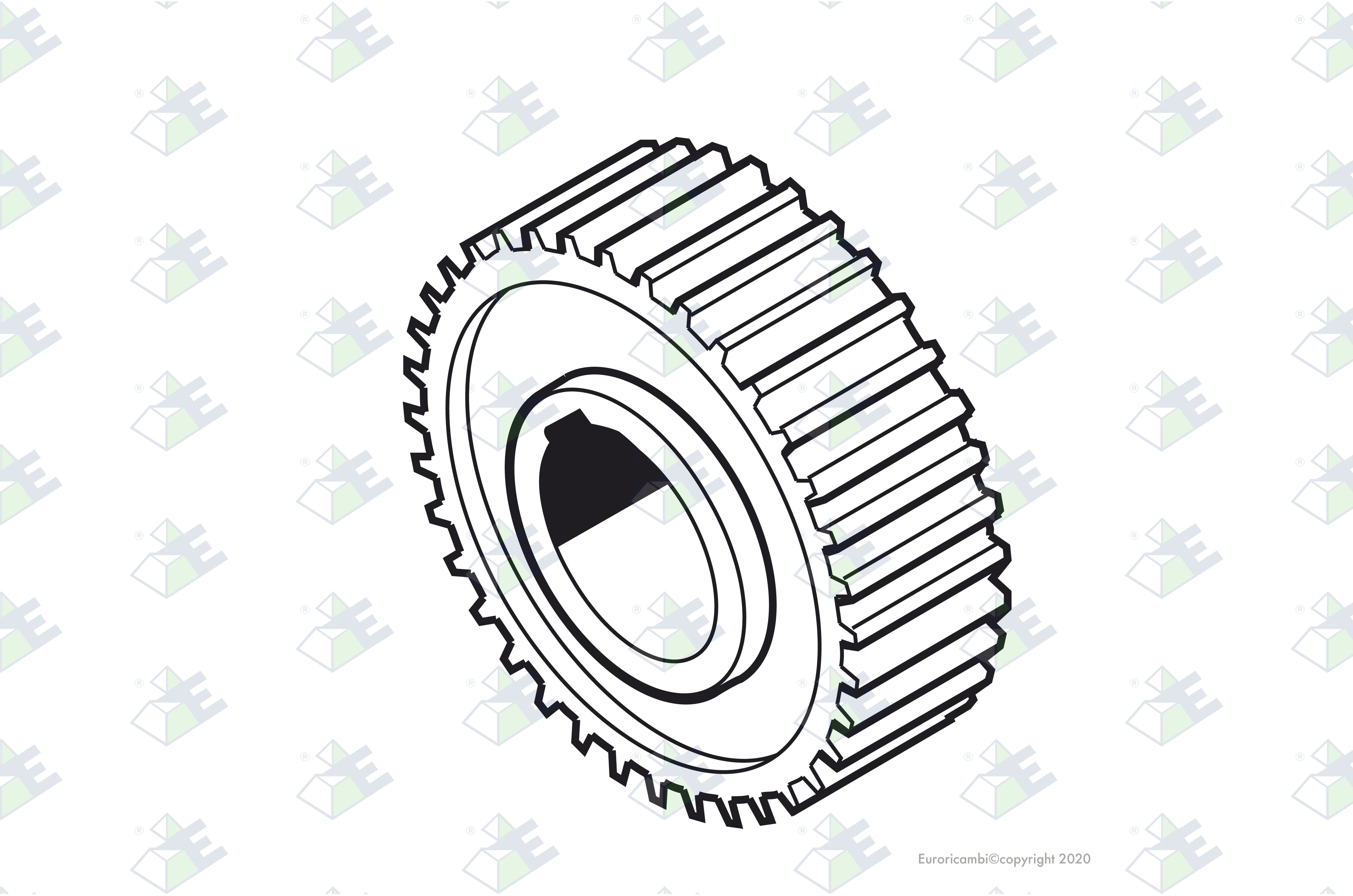 ZAHNRAD 3. GANG Z 36 Passend zu EATON - FULLER 16706