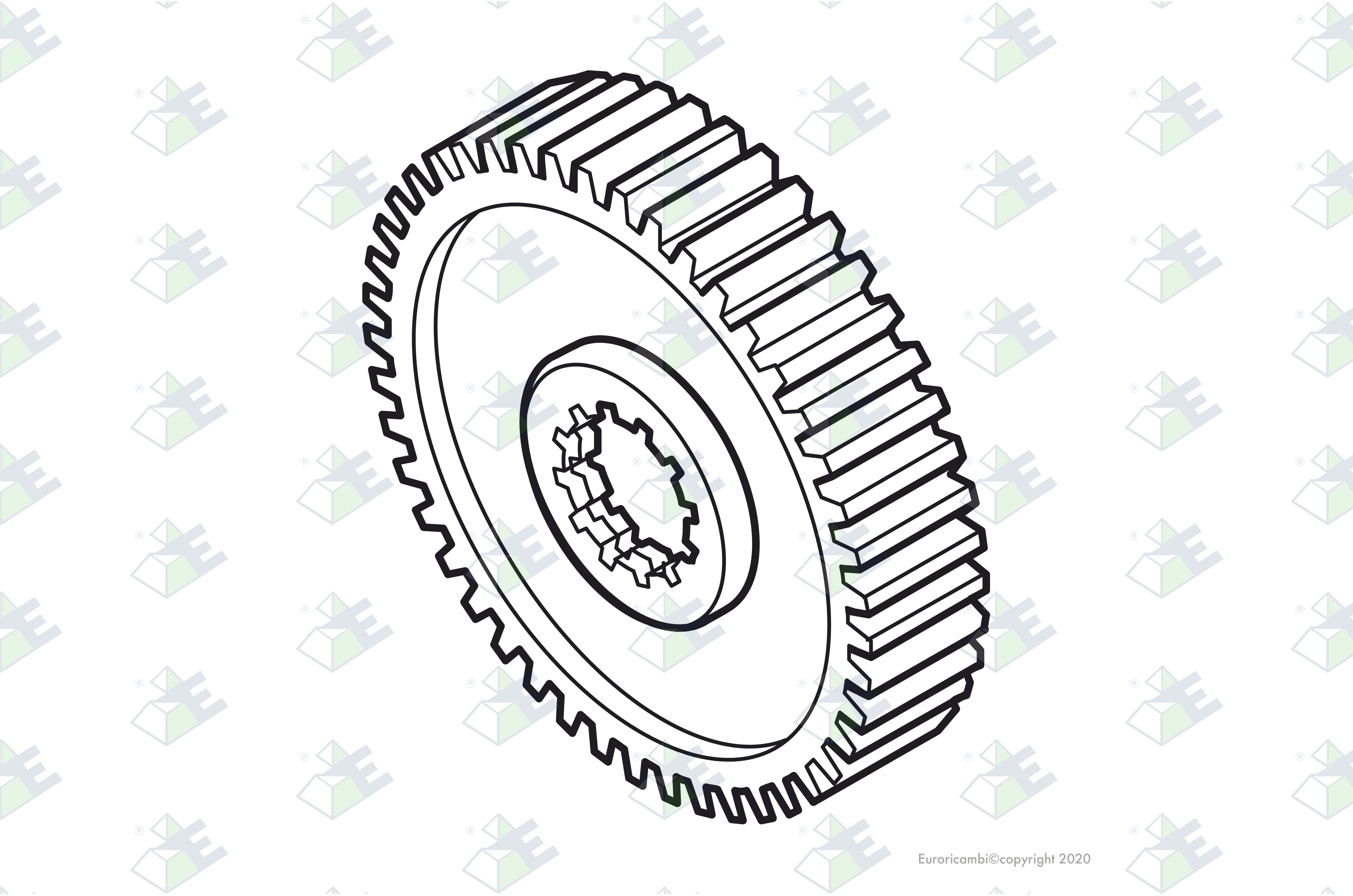 ZAHNRAD 2. GANG Z 34 Passend zu EATON - FULLER 16945