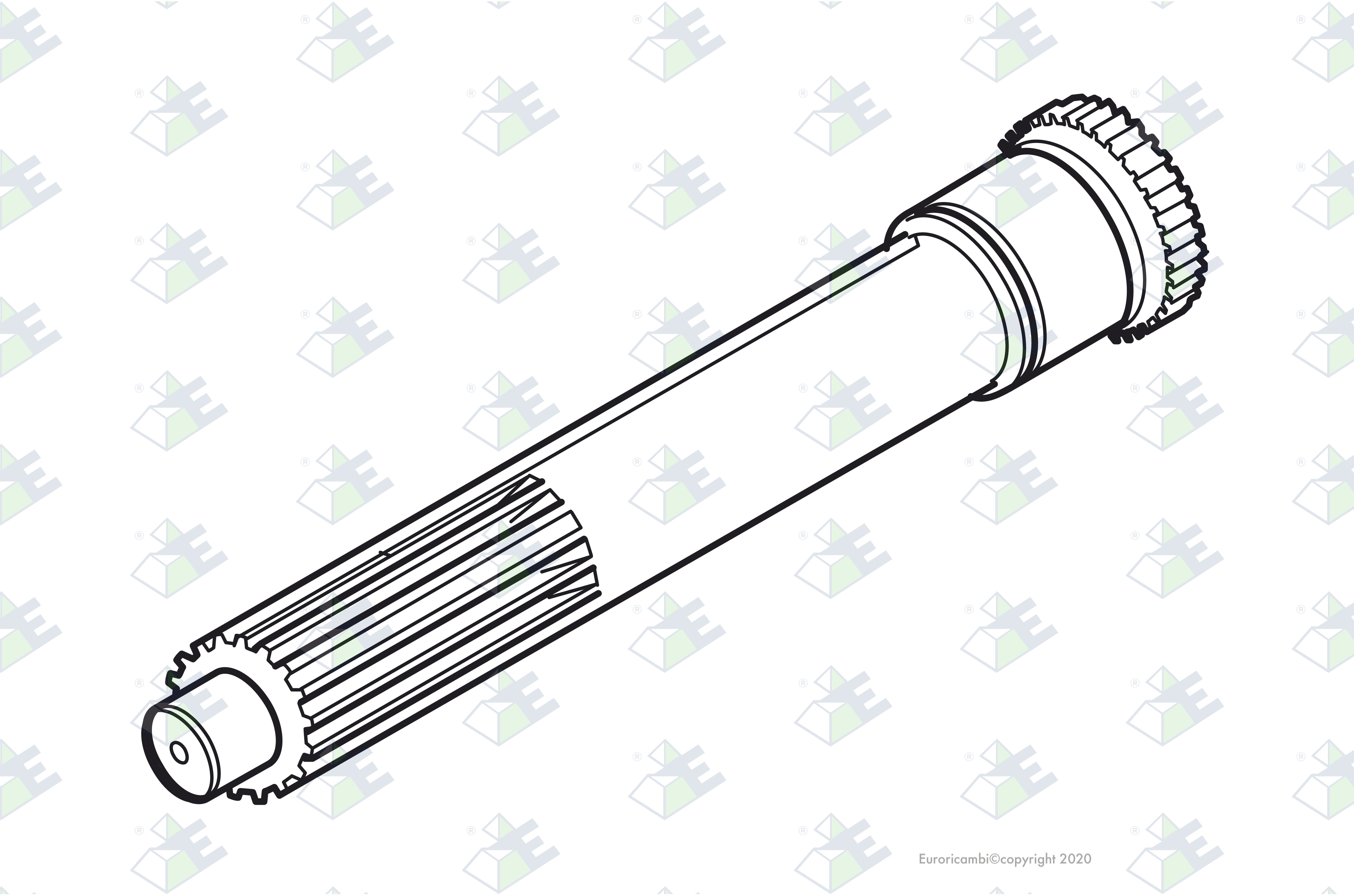 ANTRIEBSWE. 1-3/4"X12,12" Passend zu EATON - FULLER 14661