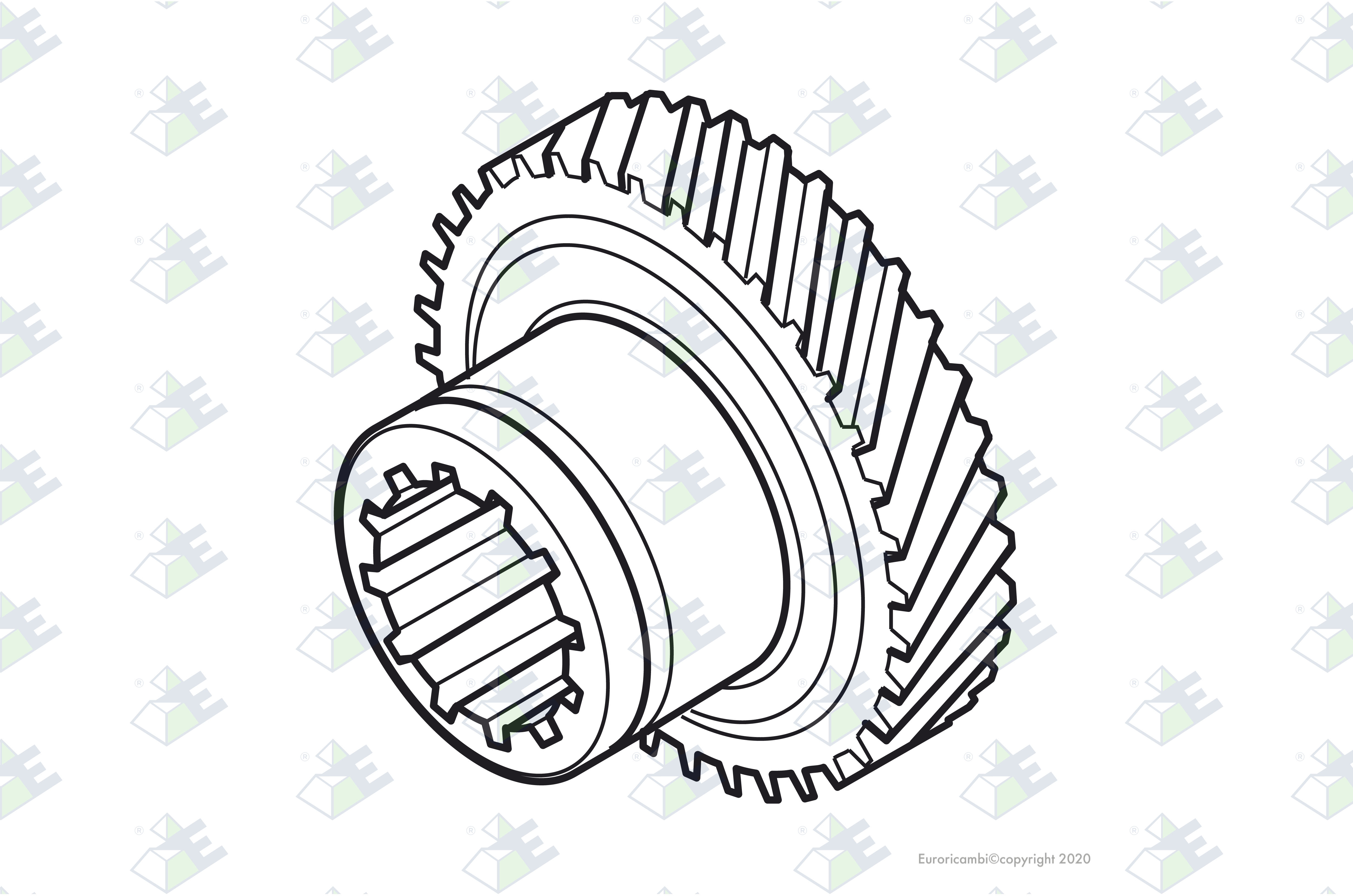 ZAHNRAD Z 34 Passend zu EATON - FULLER 21322