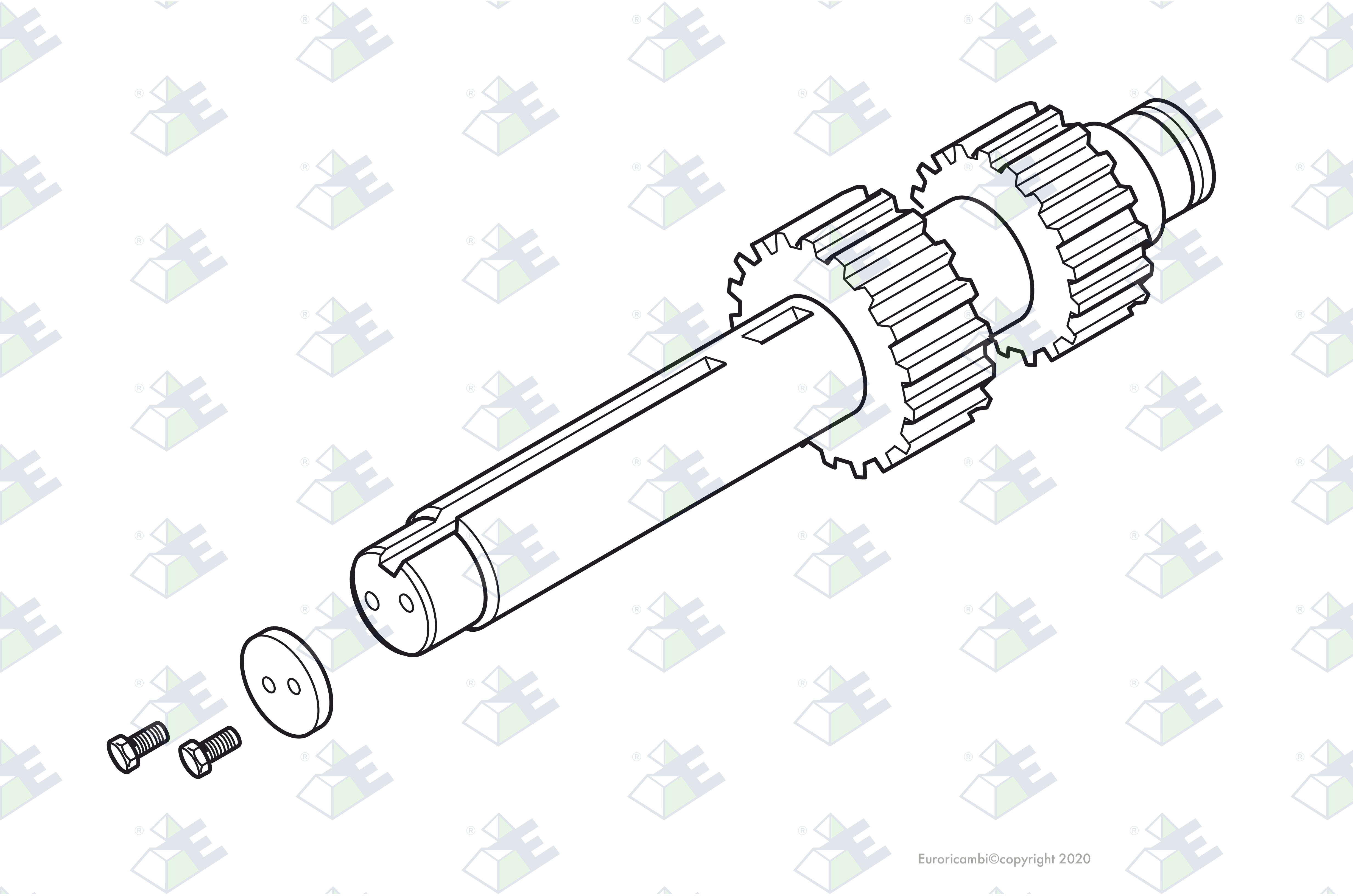 SATZ VORGELEGEWELLE Passend zu EATON - FULLER K1597