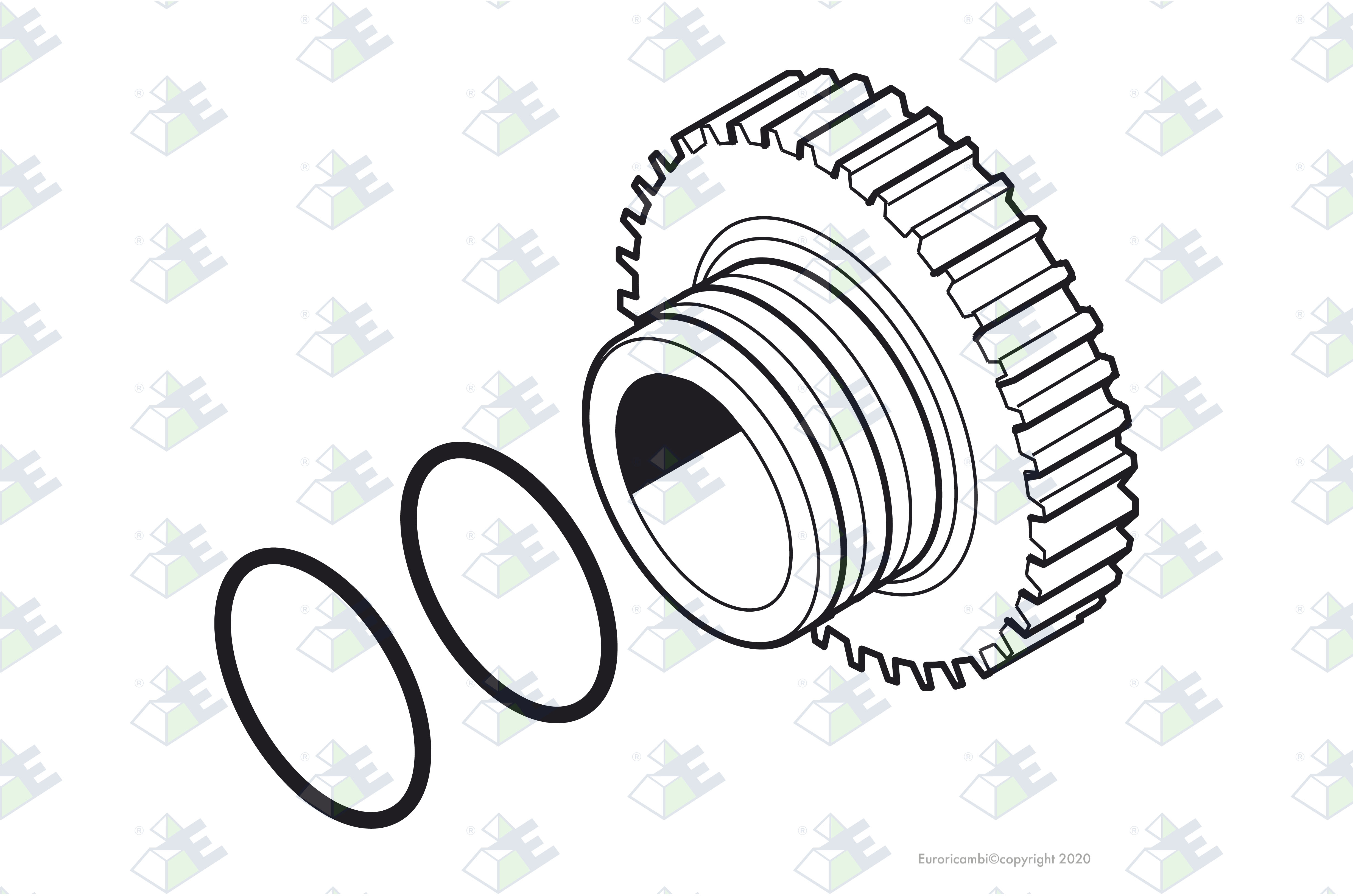 SATZ AUX-GETRIEBE Z 44 Passend zu EATON - FULLER K2315