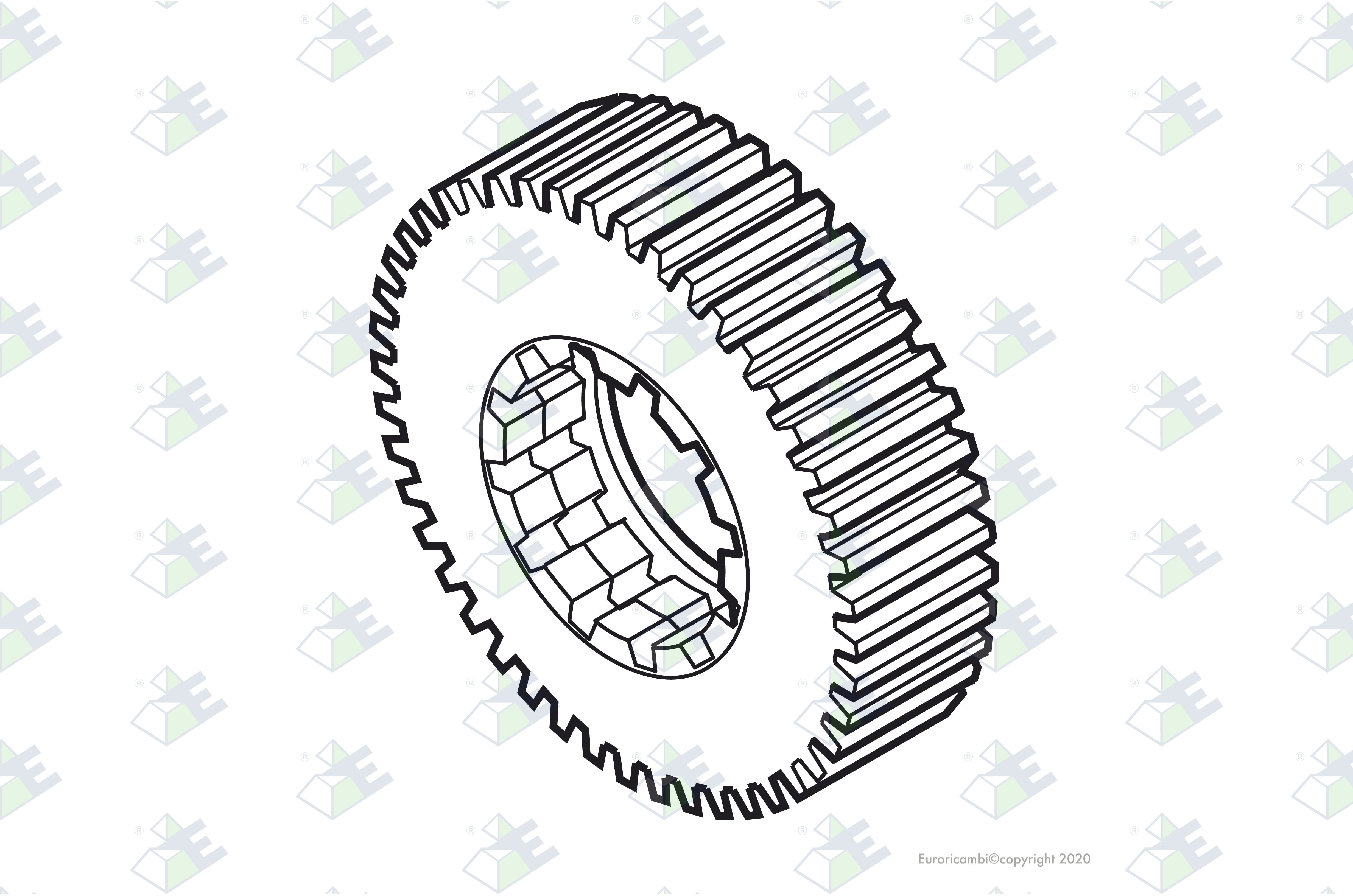 ZAHNRAD 3. GANG Z 48 Passend zu EATON - FULLER 2005460