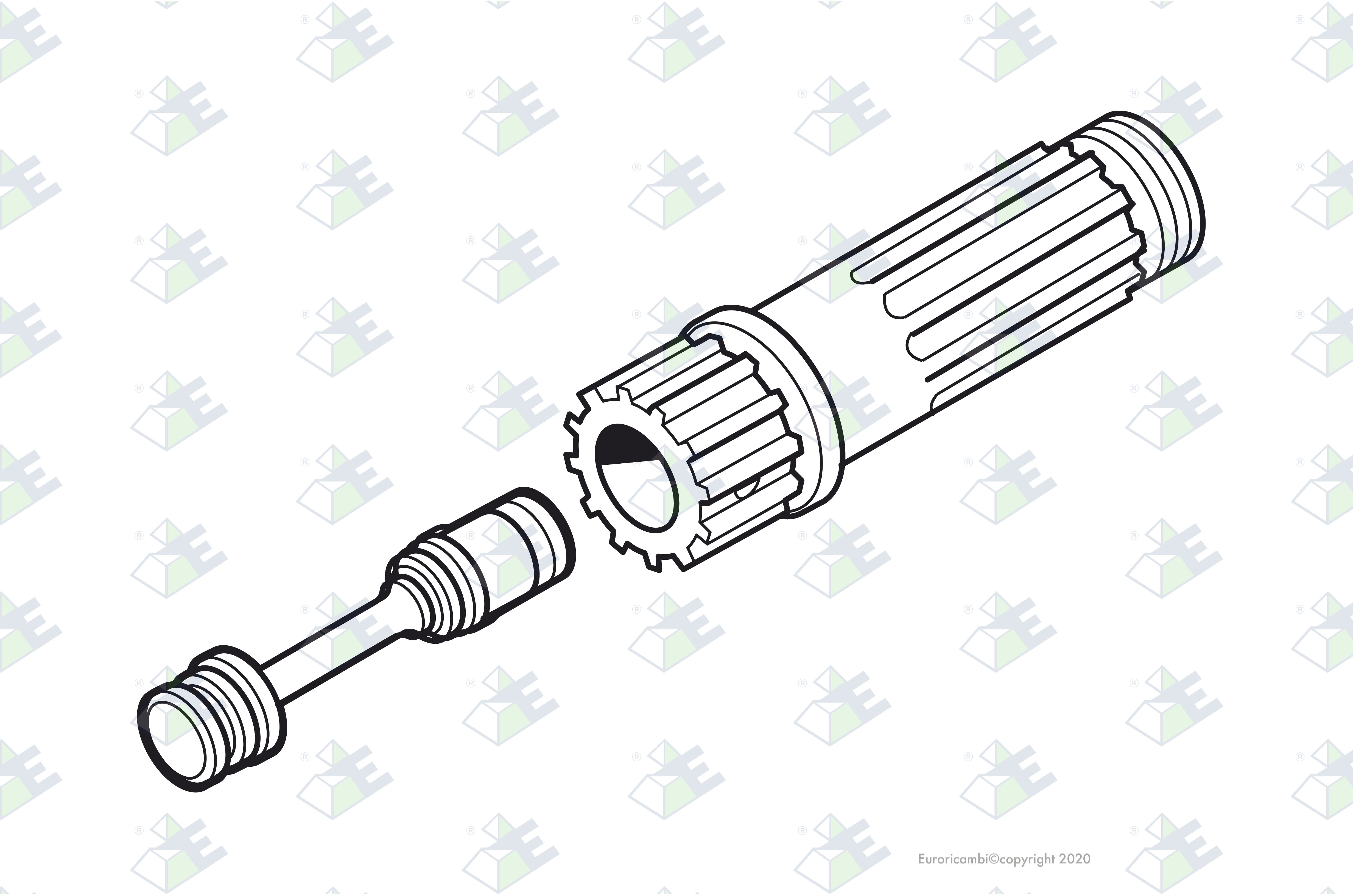 AUSTRITTSWELLE Z 18 Passend zu EATON - FULLER A4738