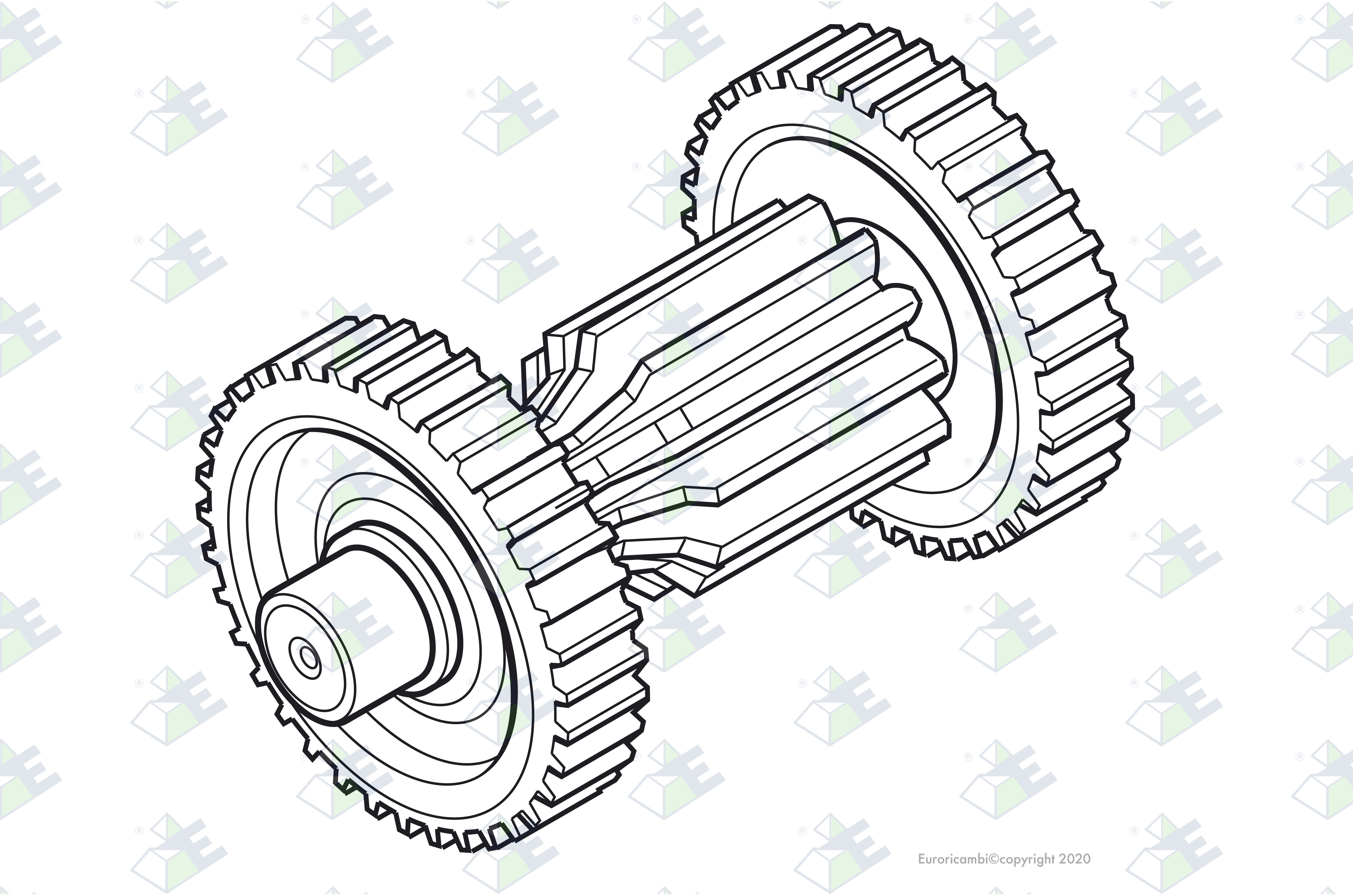 NEBENWELLE KOMPLETT Passend zu EATON - FULLER A4956