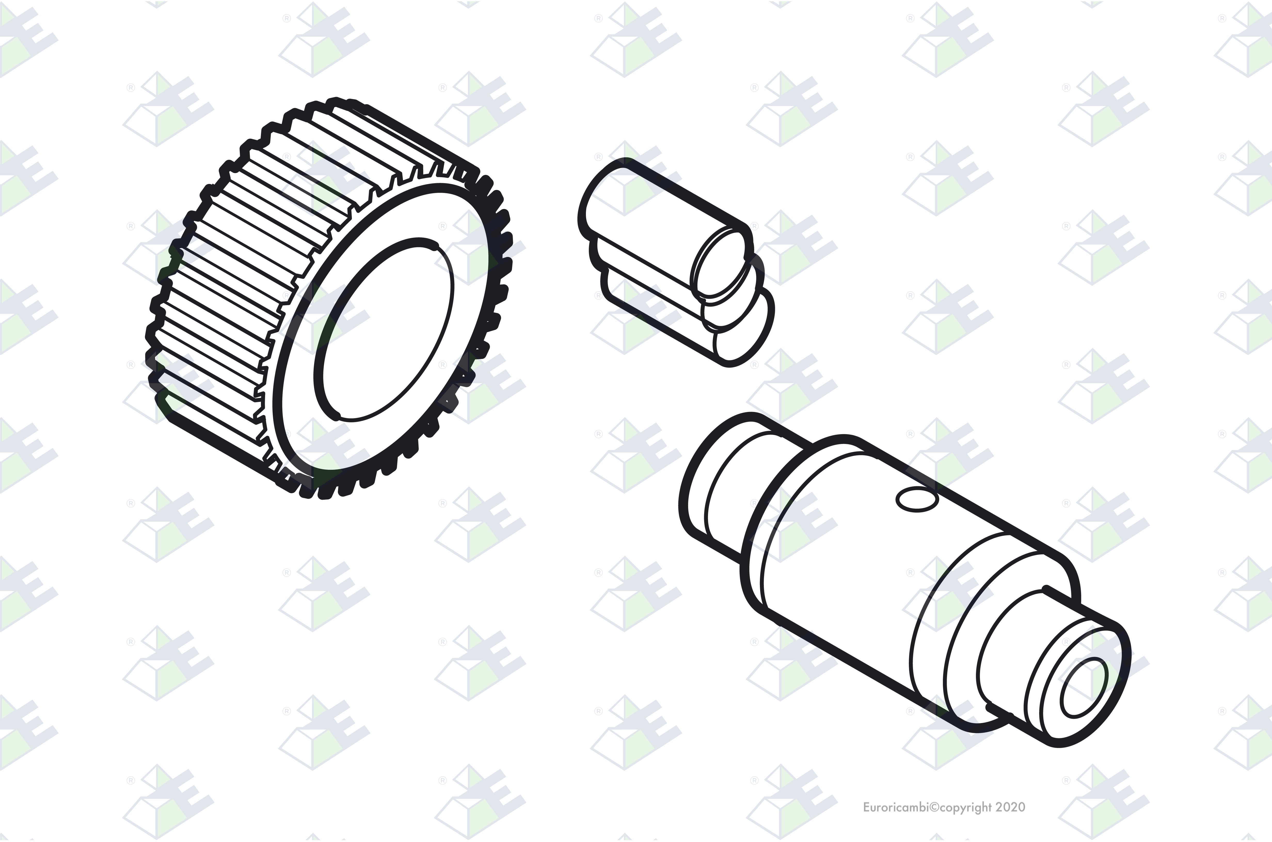 REPARATUR-SATZ DIFFER.Z18 Passend zu MAN 81351126002