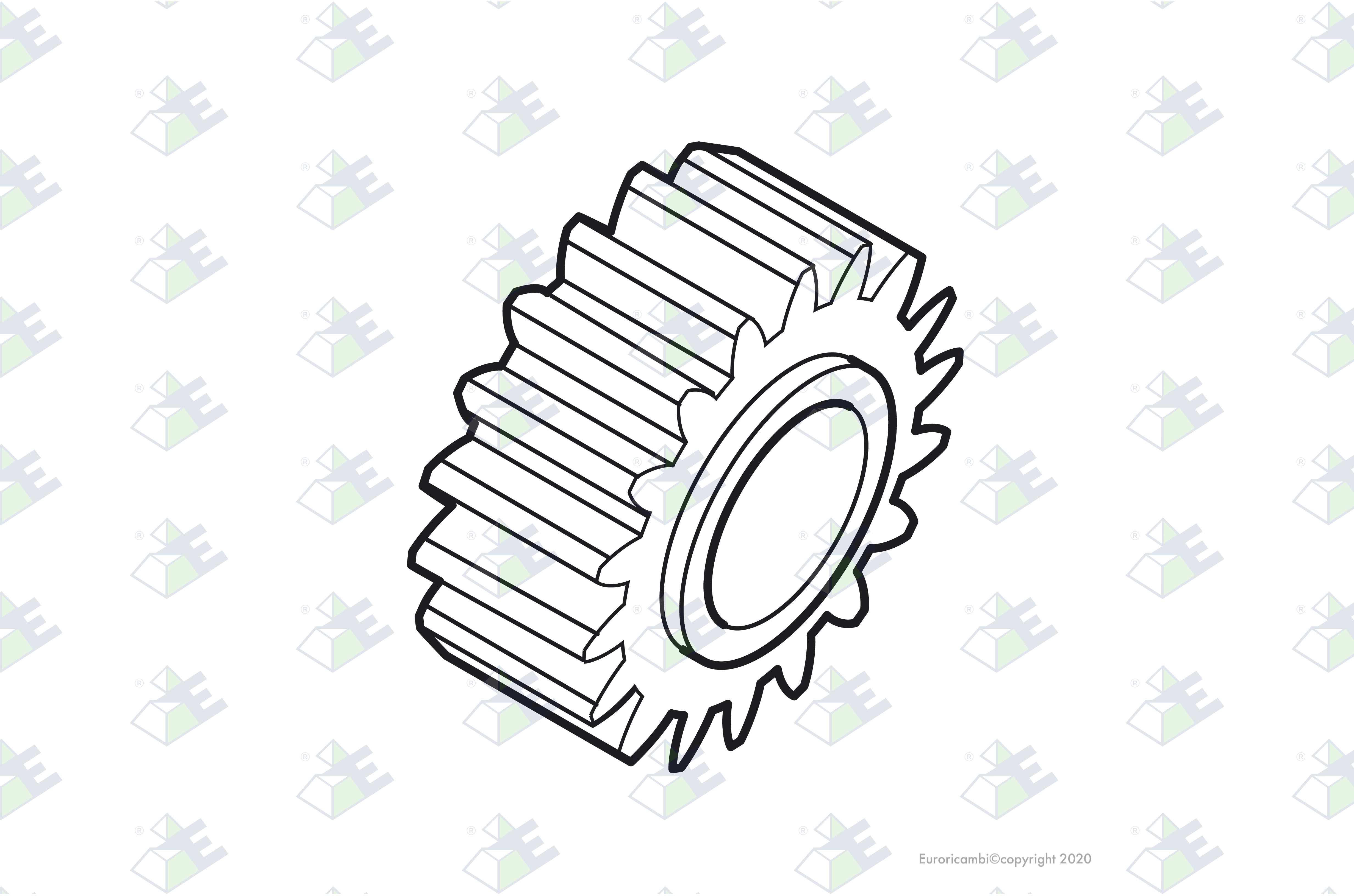 SONNENRAD Z 25 Passend zu MAN 81351130034