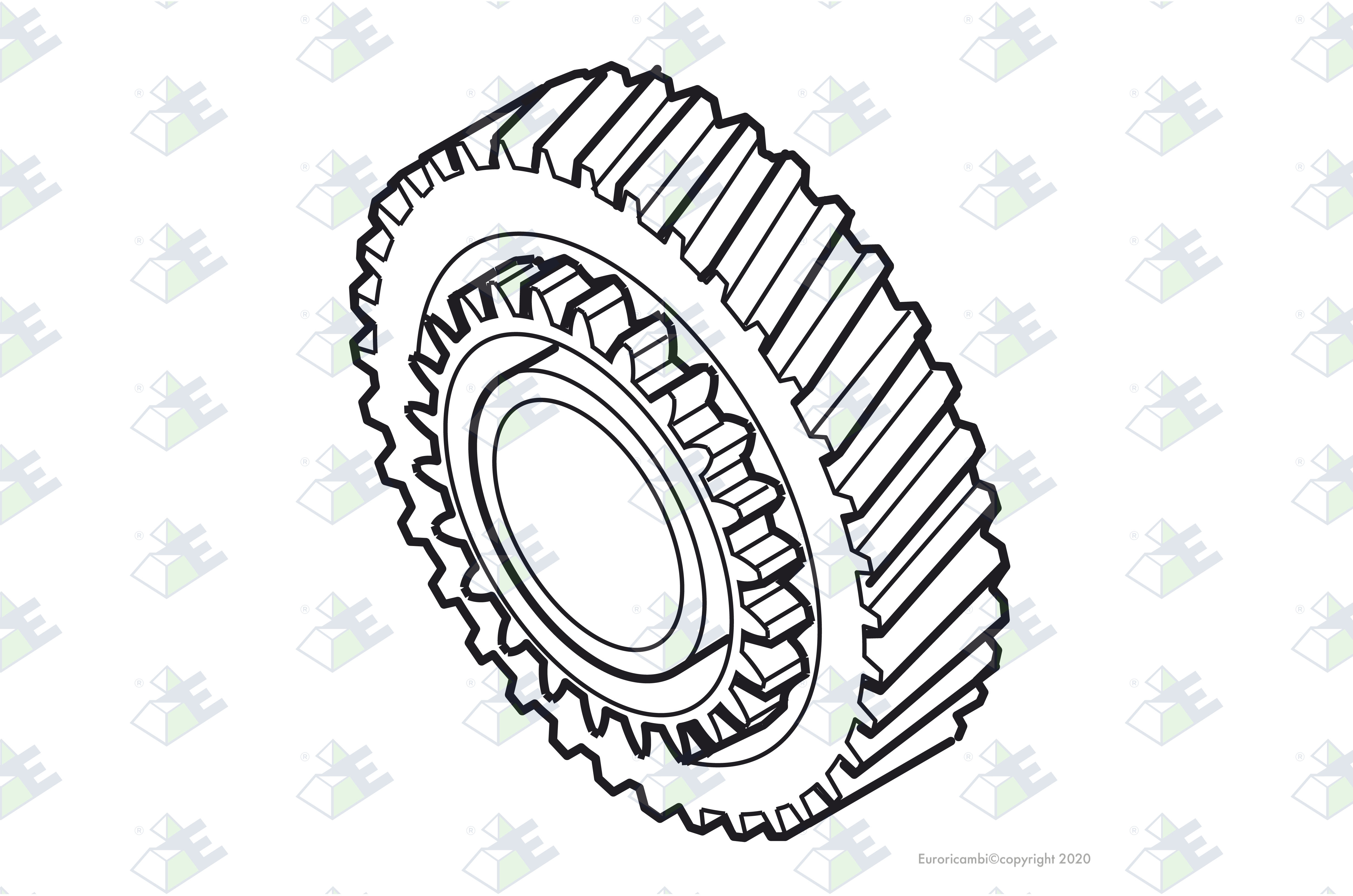 ZAHNRAD 1. GANG Z 39 Passend zu MERCEDES-BENZ 3142620711