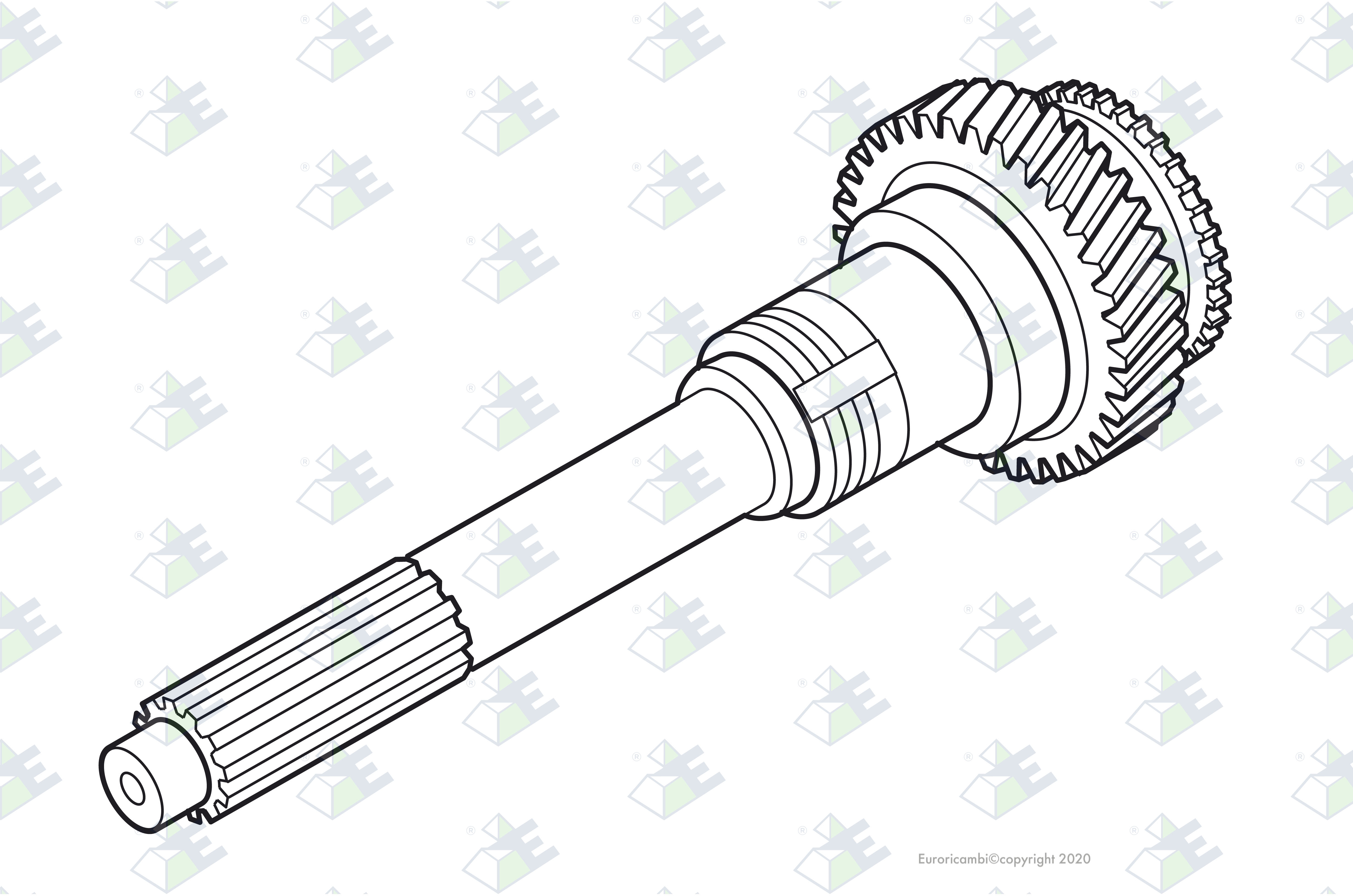 ANTRIEBSWELLE Z 16 Passend zu MERCEDES-BENZ 3812620002