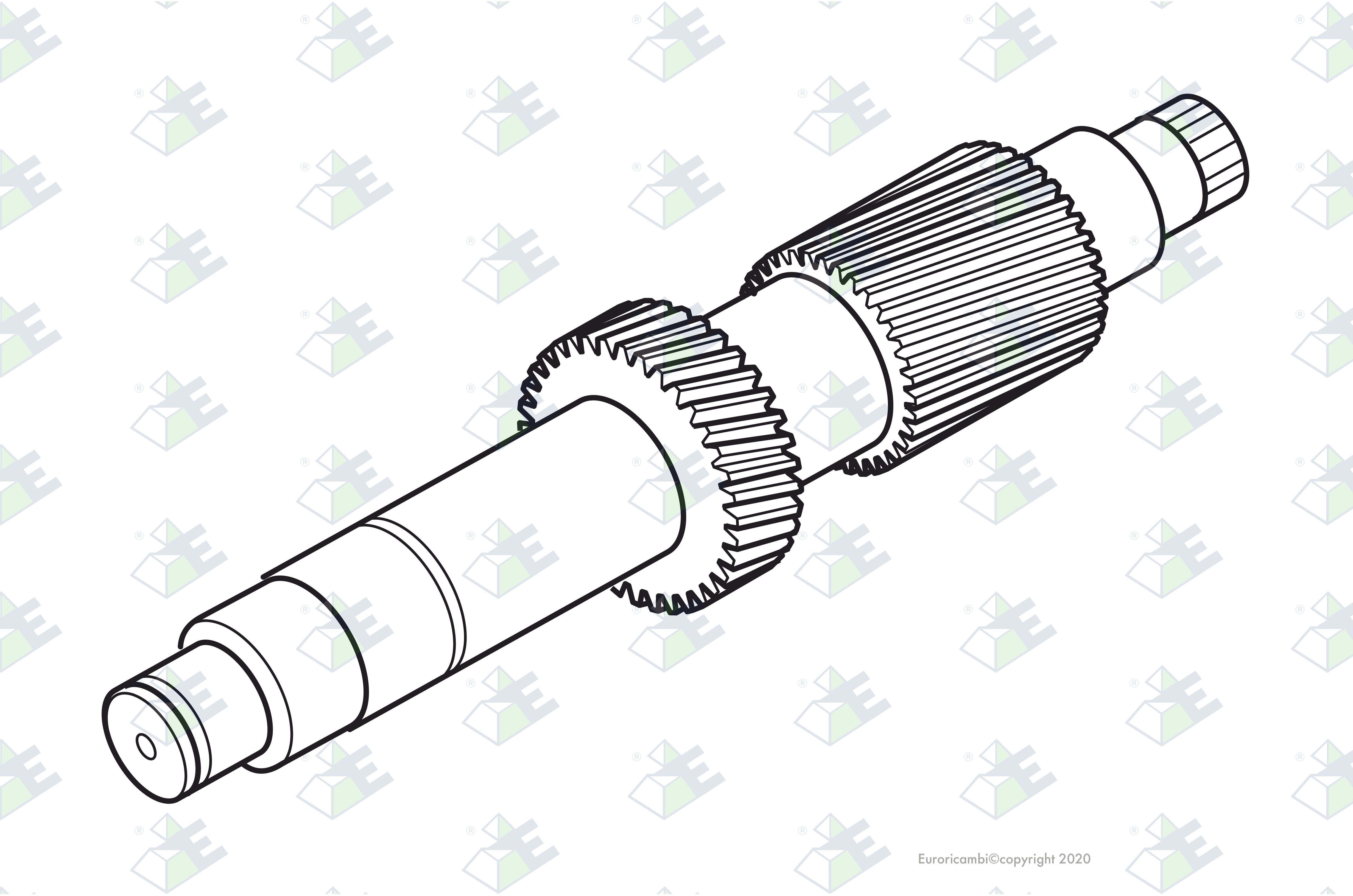 VORGELEGEWELLE Z 12/18 Passend zu MERCEDES-BENZ 3872632902