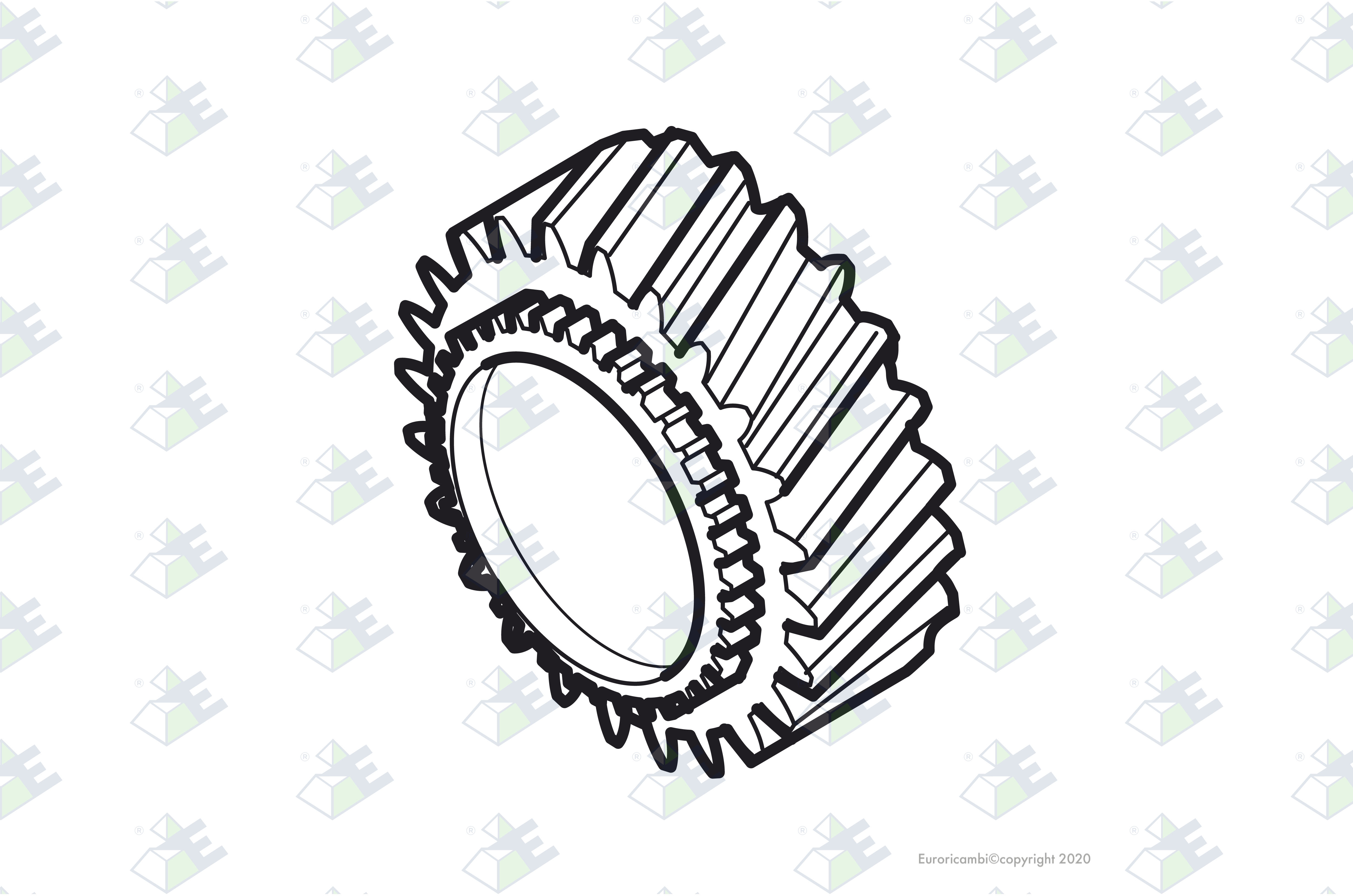 ZAHNRAD 6. GANG Z 23 Passend zu MERCEDES-BENZ 9722620316