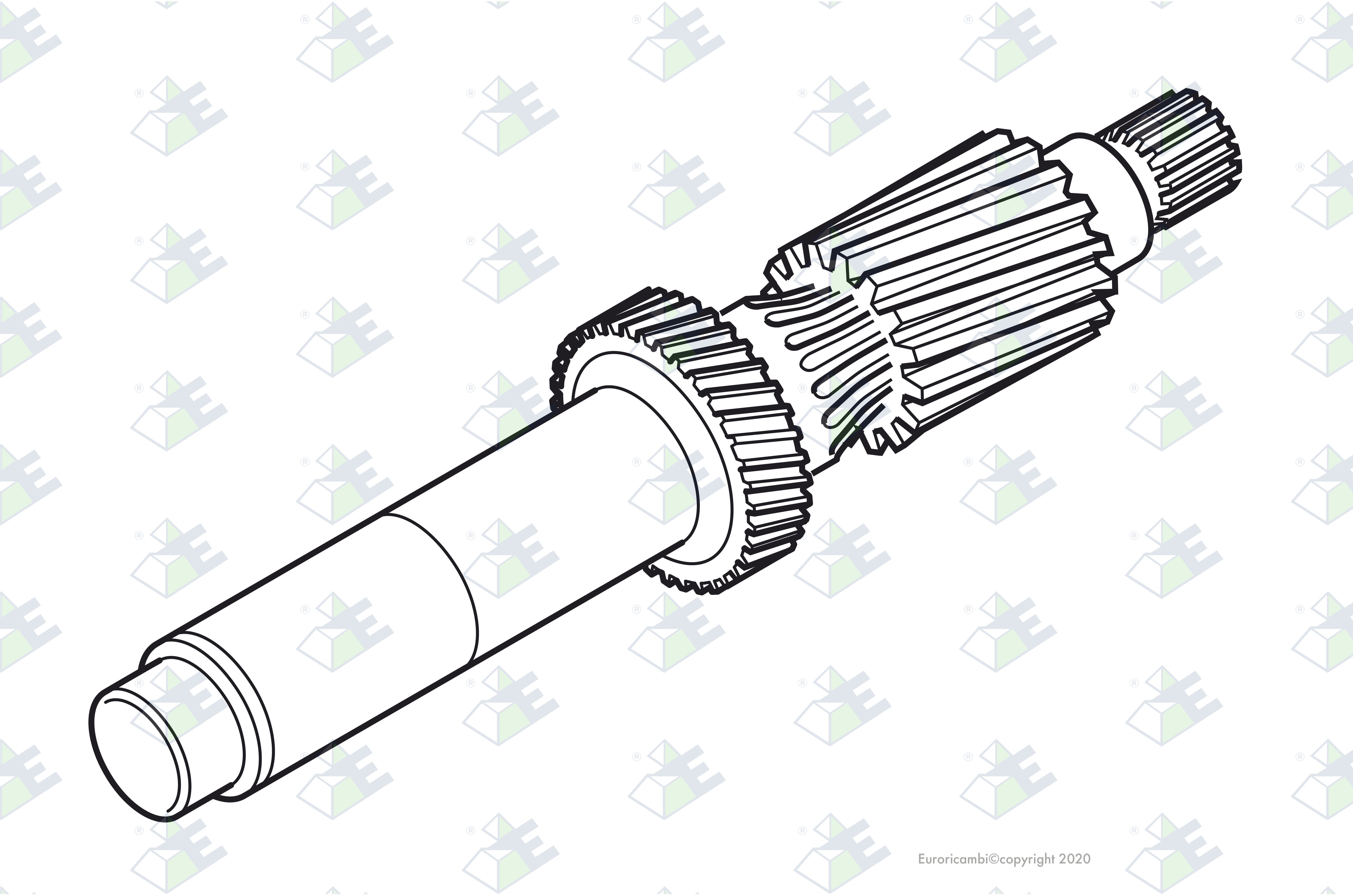 VORGELEGEWELLE Z 13/22 Passend zu MERCEDES-BENZ 9722631102