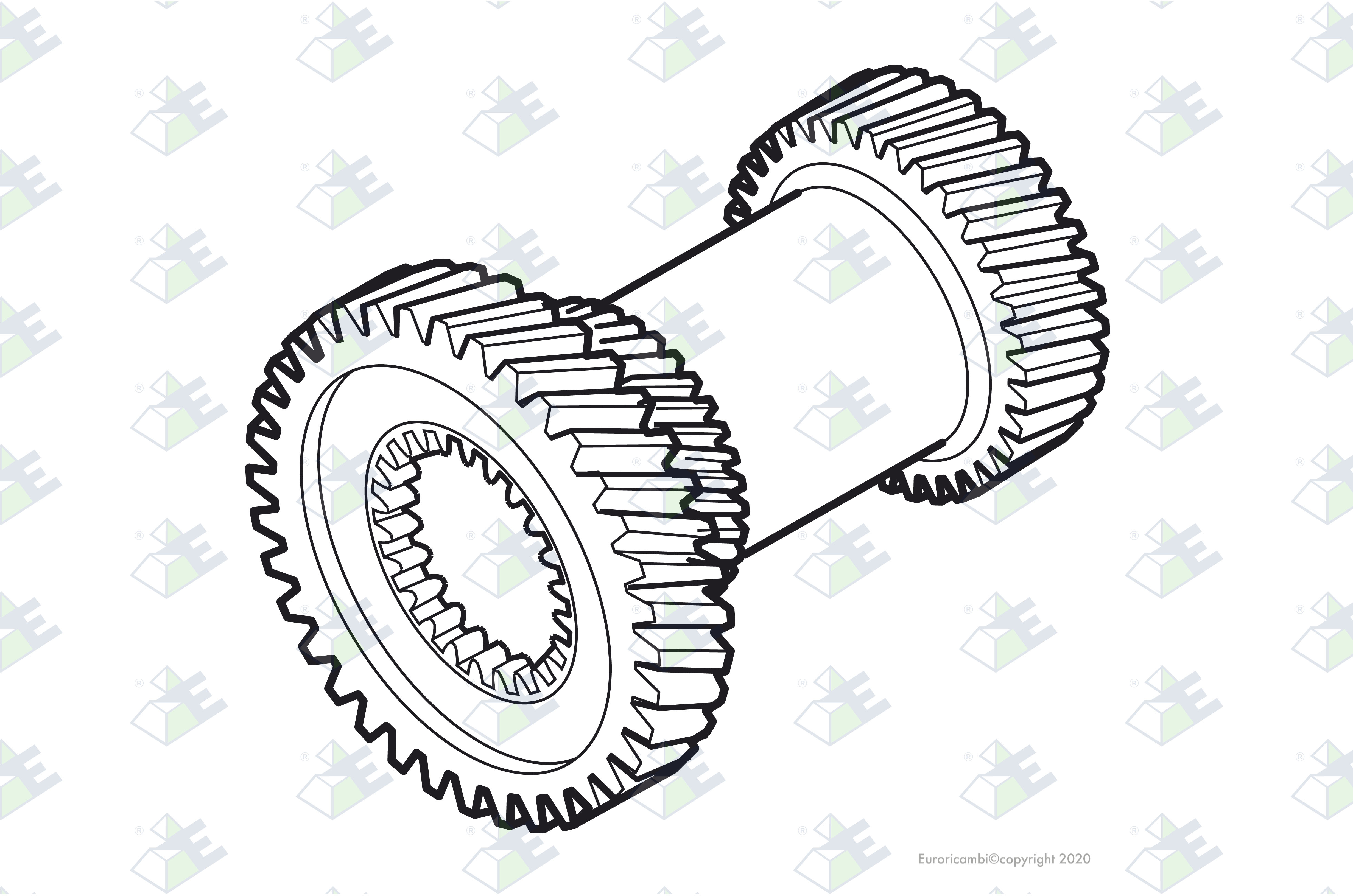 ZAHNRAD Z 29/22/41 Passend zu RENAULT TRUCKS 5000673266