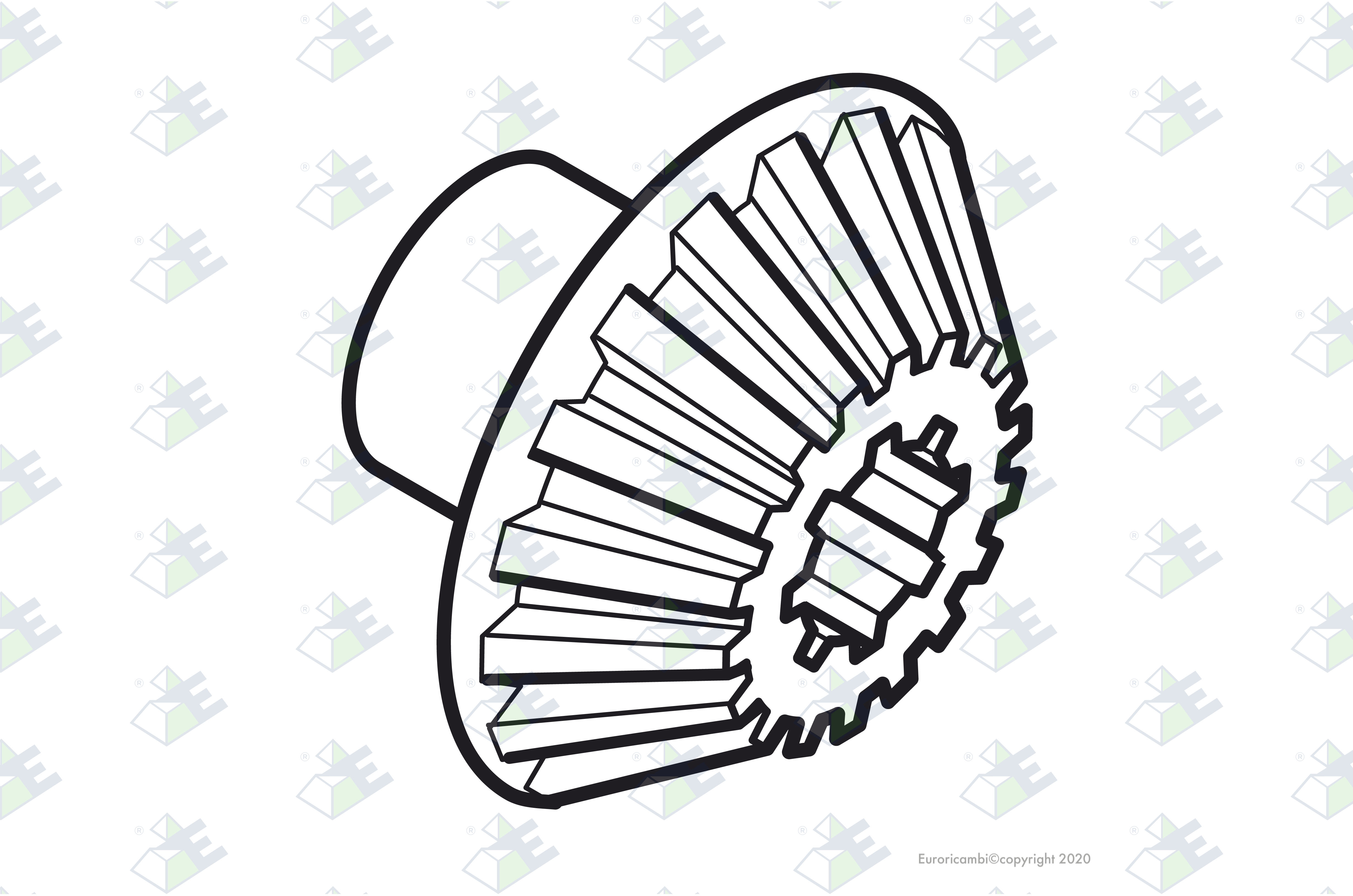 PLANETENRAD Z18 - 22 SPL. Passend zu S C A N I A 174979