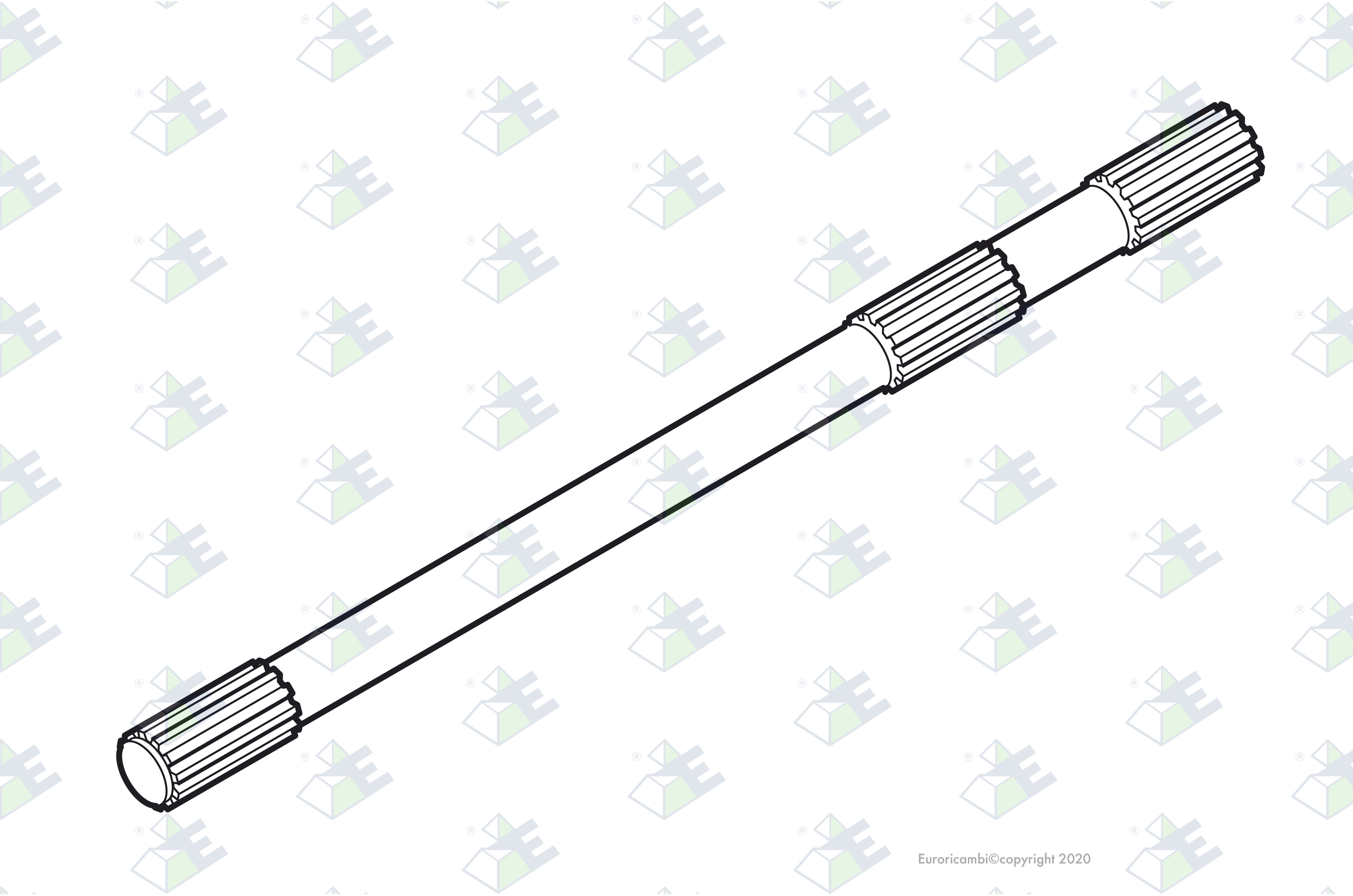 ACHSWELLE L=1070MM Passend zu S C A N I A 193136