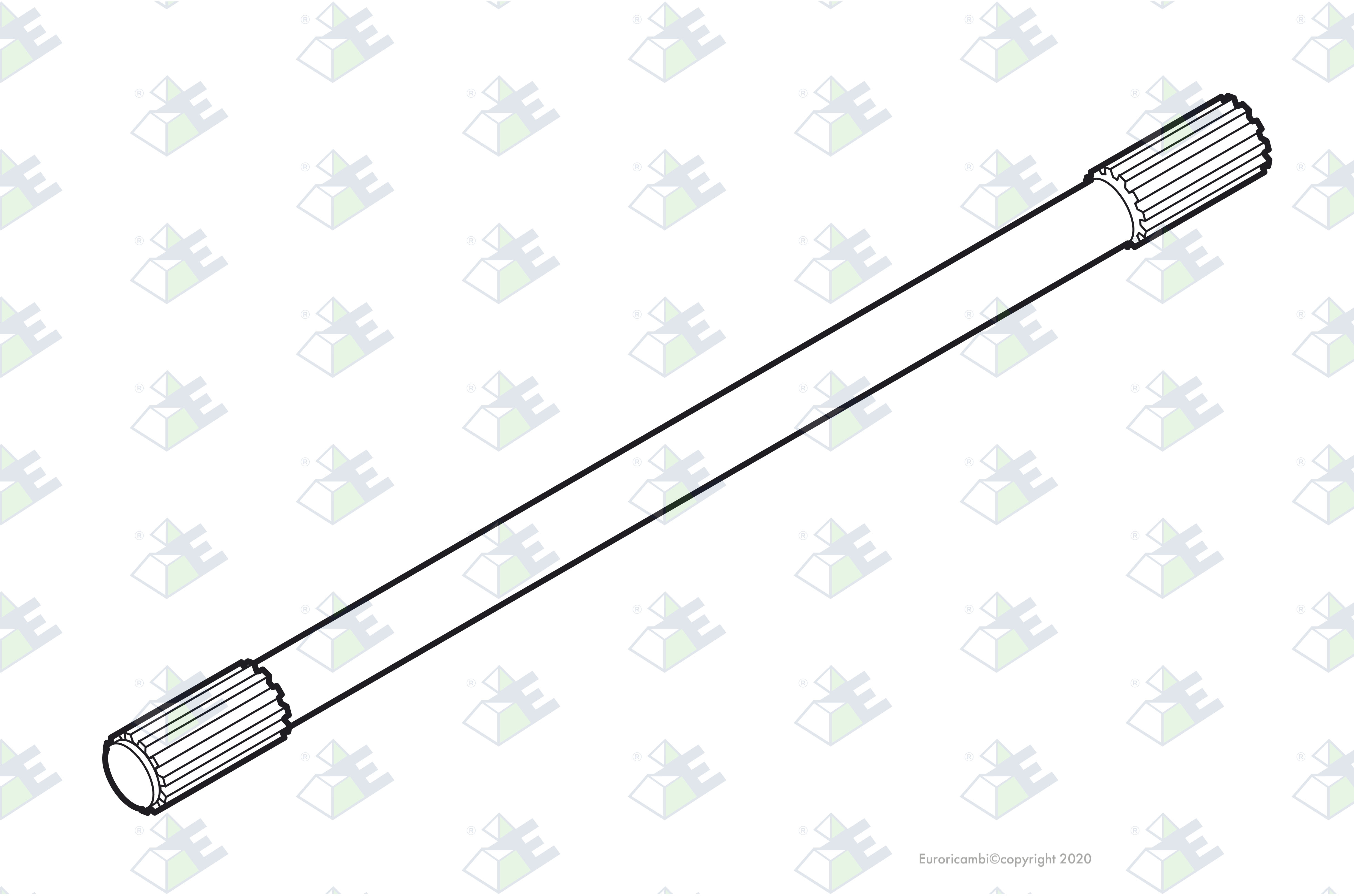 ACHSWELLE L=1070 MM Passend zu S C A N I A 193137