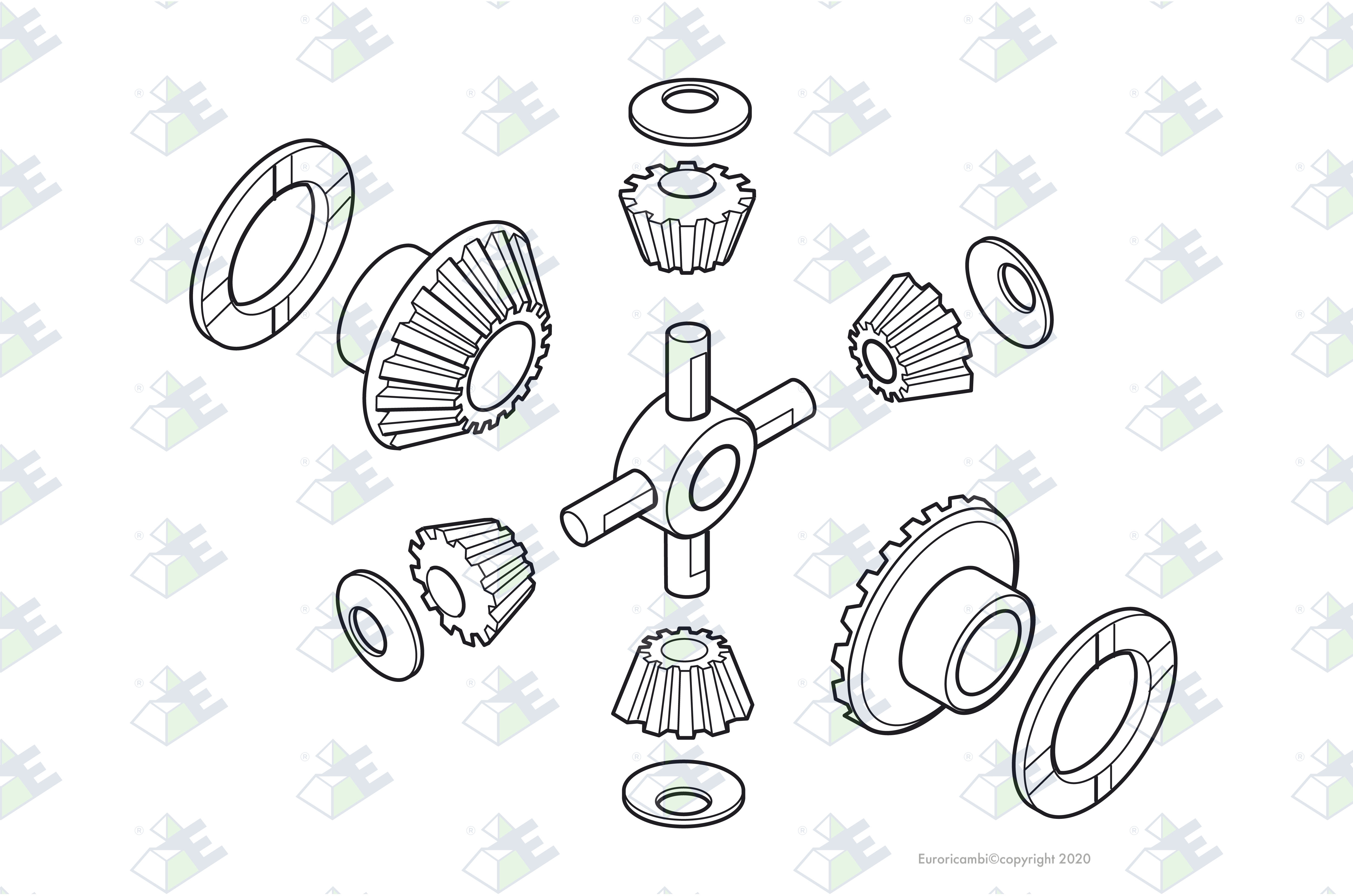 SATZ DIFFERENTIAL Passend zu S C A N I A 74171229