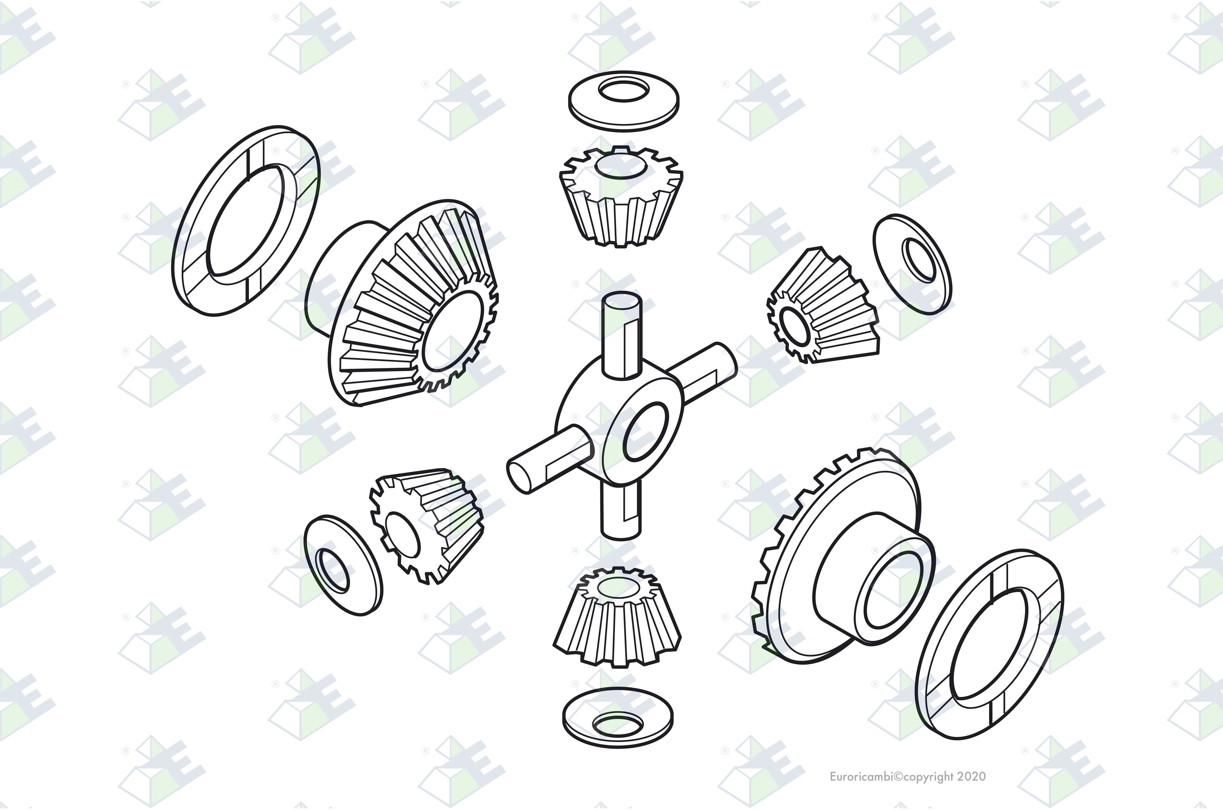 SATZ DIFFERENTIAL Passend zu S C A N I A 74171231