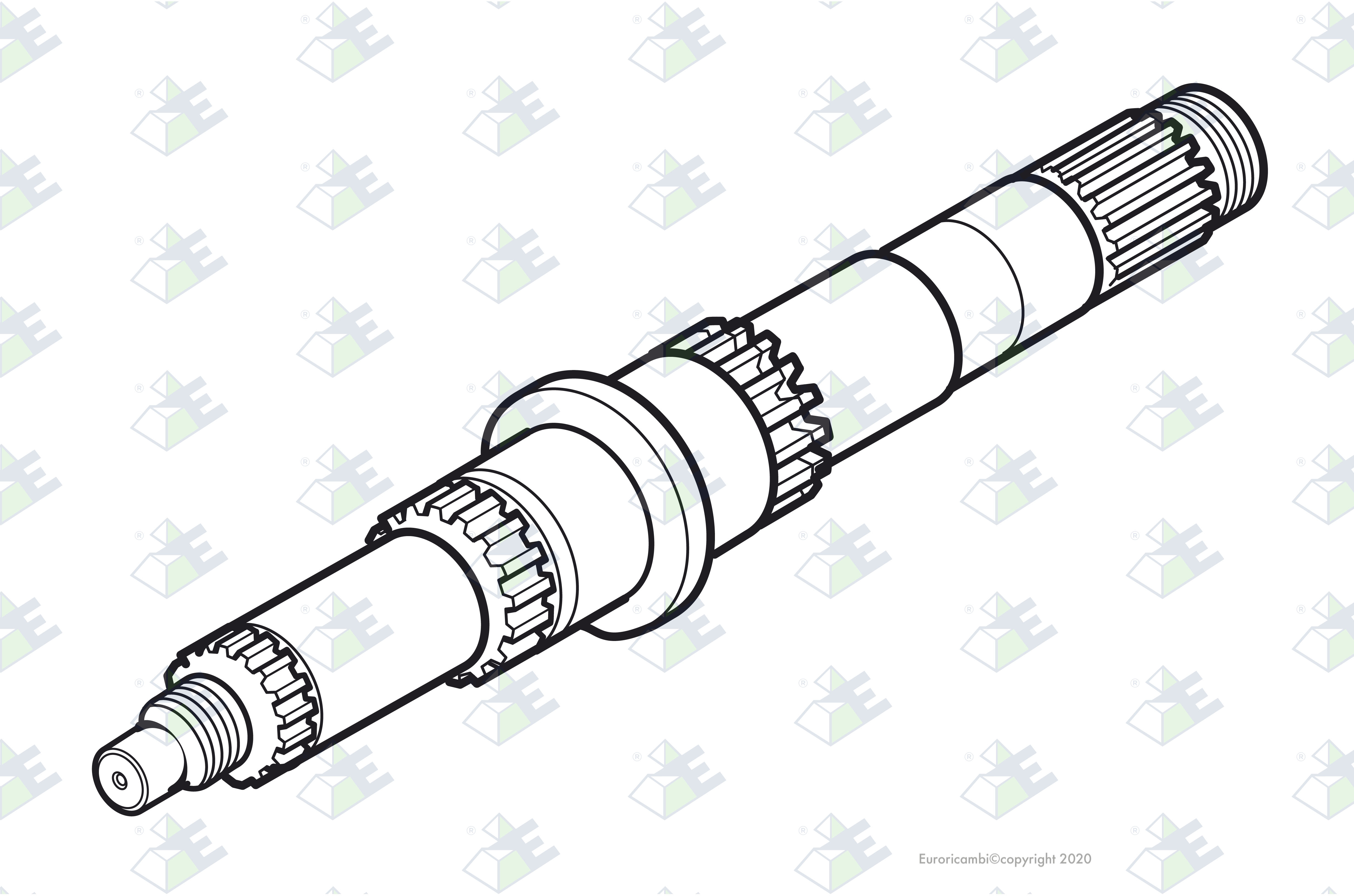 HAUPTWELLE Passend zu S C A N I A 317400