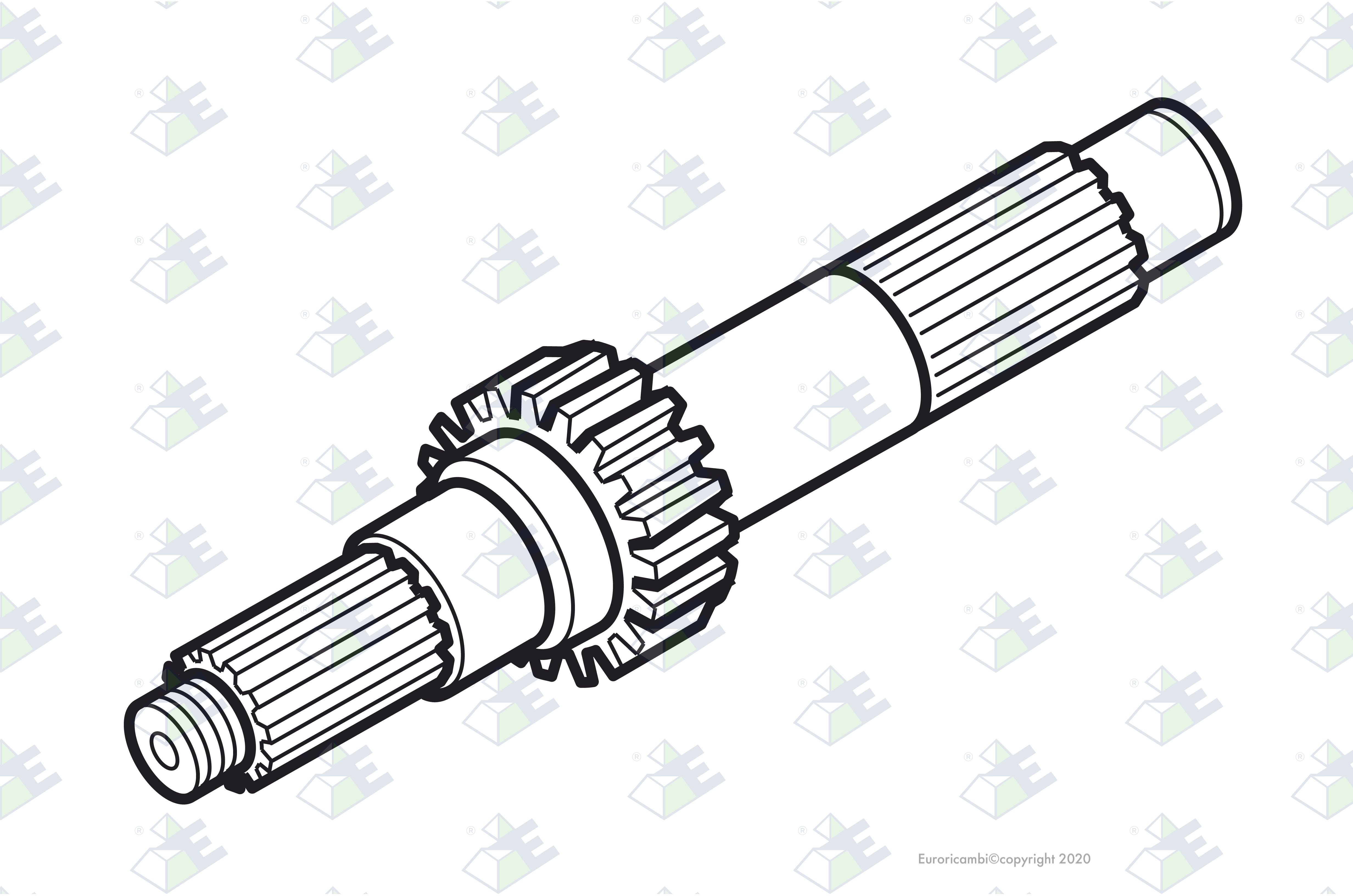 DIFFERENTIALWELLE Passend zu MERITOR 3280S5609