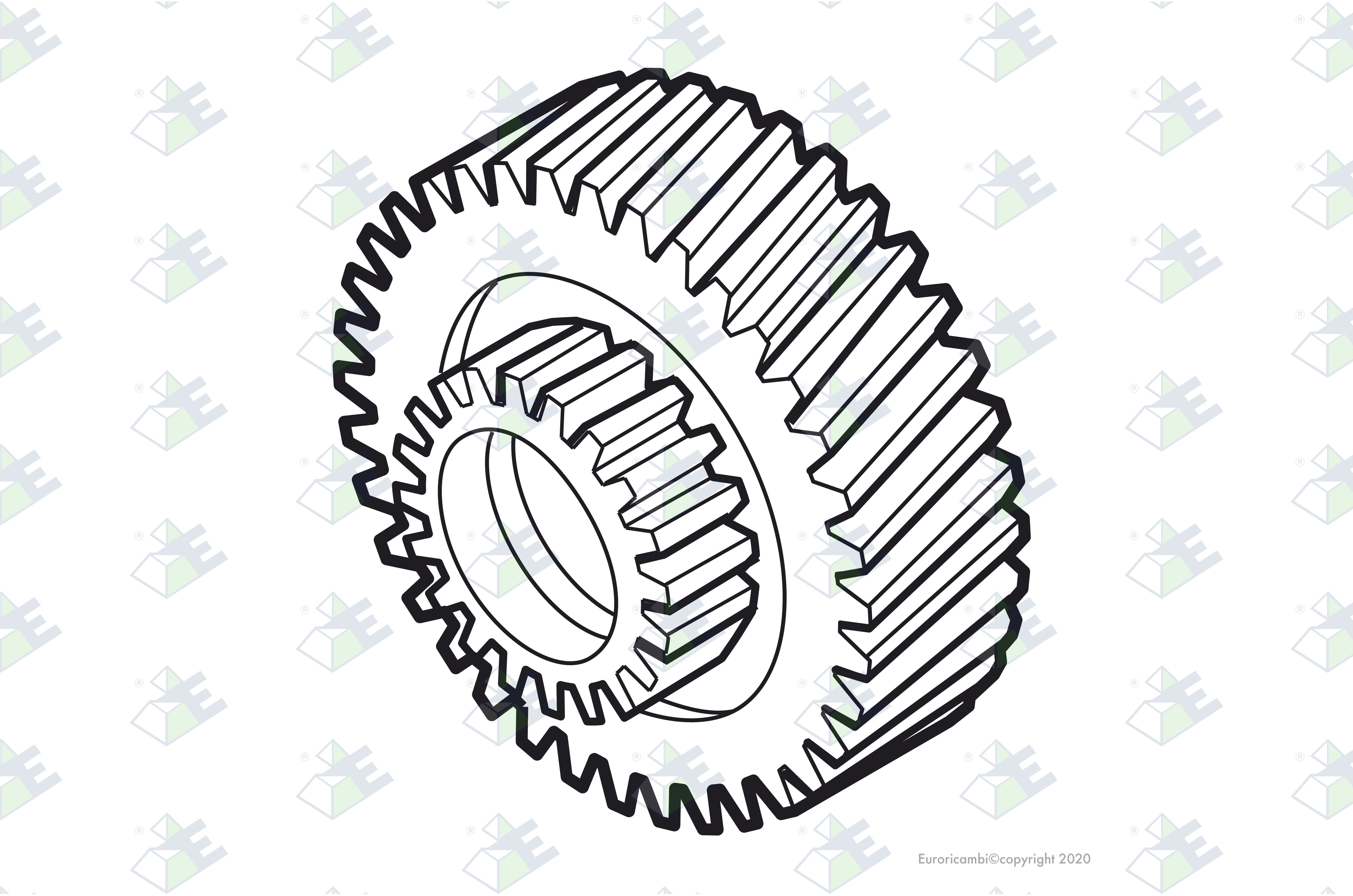 KOMPL. ZAHNRAD Z 16/31 Passend zu MERITOR 3892F4738