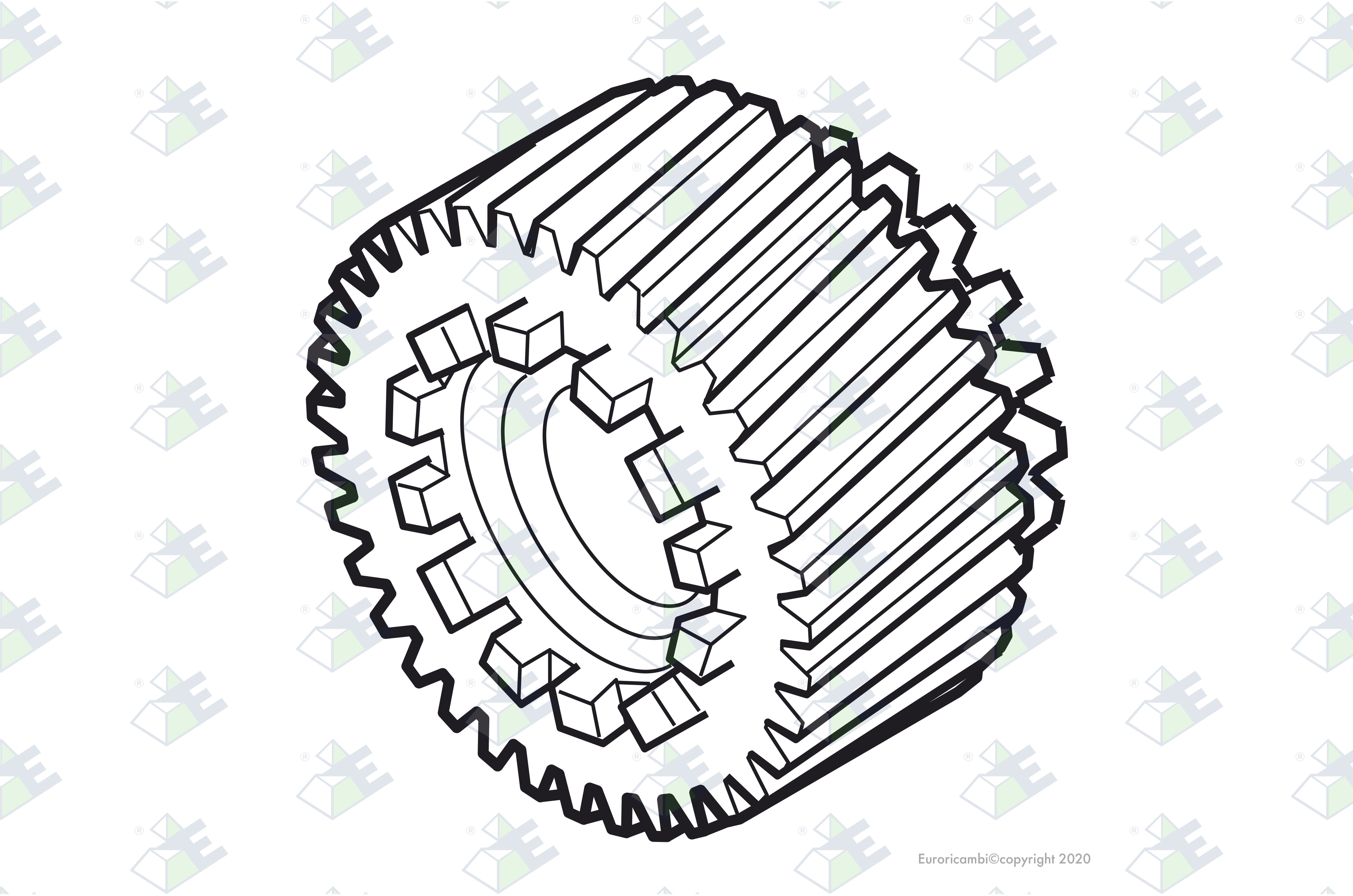 ZAHNRAD Z 32 Passend zu MERITOR 3892U5039