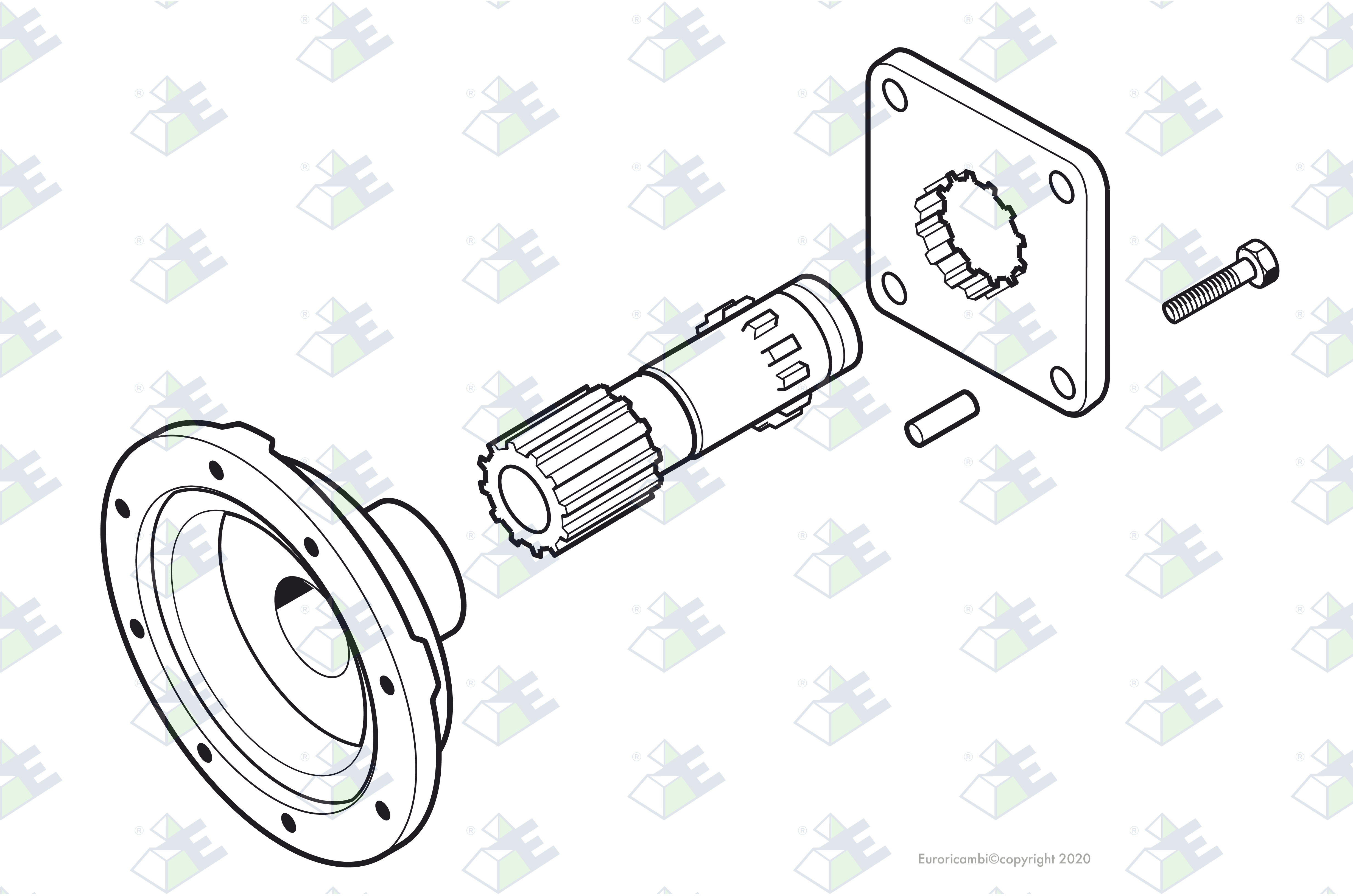 SATZ KUPPLUNGSMUFFE Passend zu MERITOR KIT2347